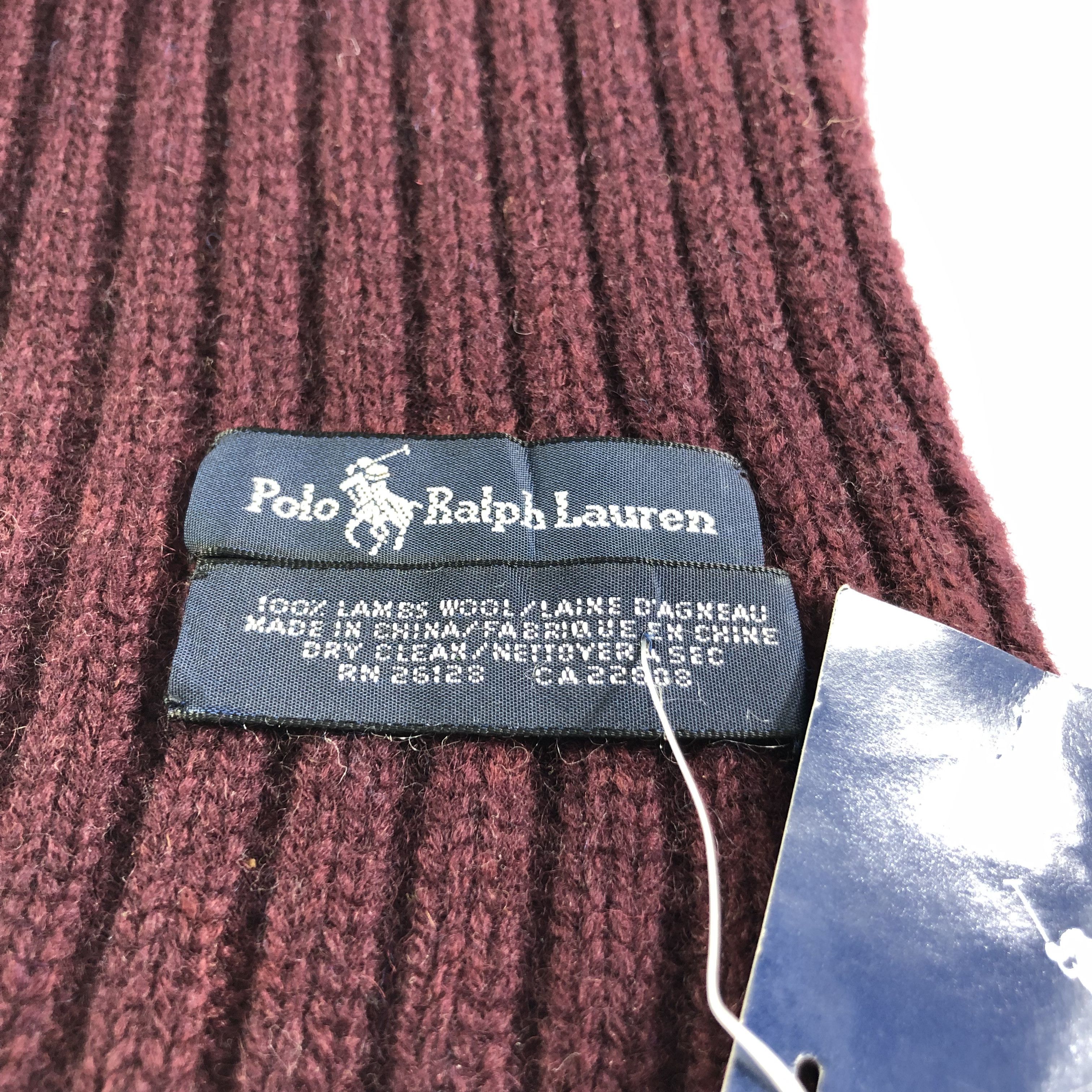 Polo Ralph Lauren Polo Ralph Lauren Pleated Wool Scarf Muffler Neckwear V2277 Size ONE SIZE - 7 Thumbnail