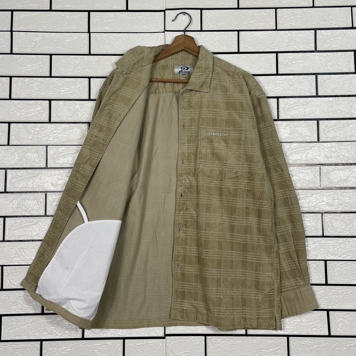 Japanese Brand Piko Hawaian Plaid Shirt Jacket Size US L / EU 52-54 / 3 - 9 Thumbnail