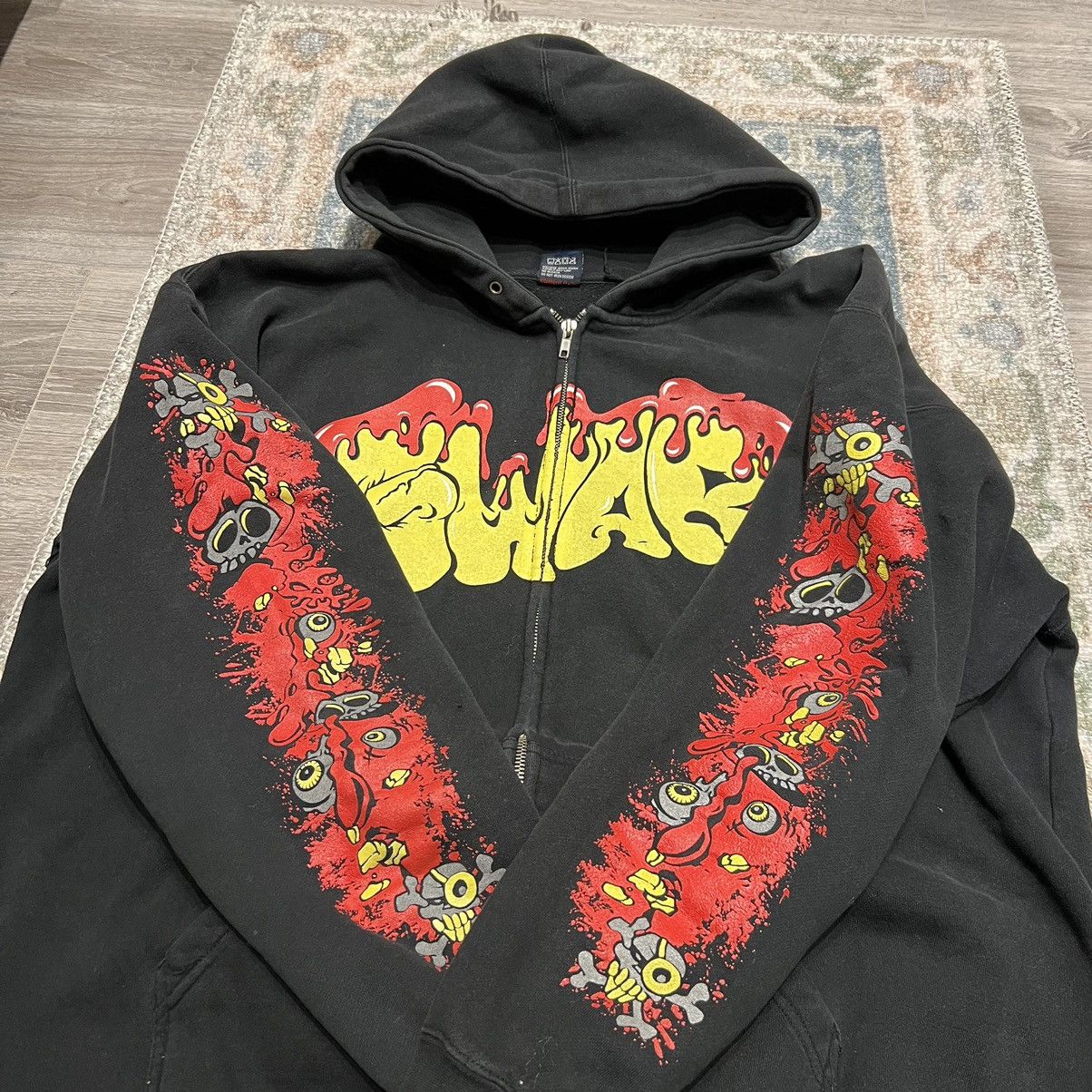 Band Tees GWAR zip up hoodie vintage Size US L / EU 52-54 / 3 - 3 Thumbnail