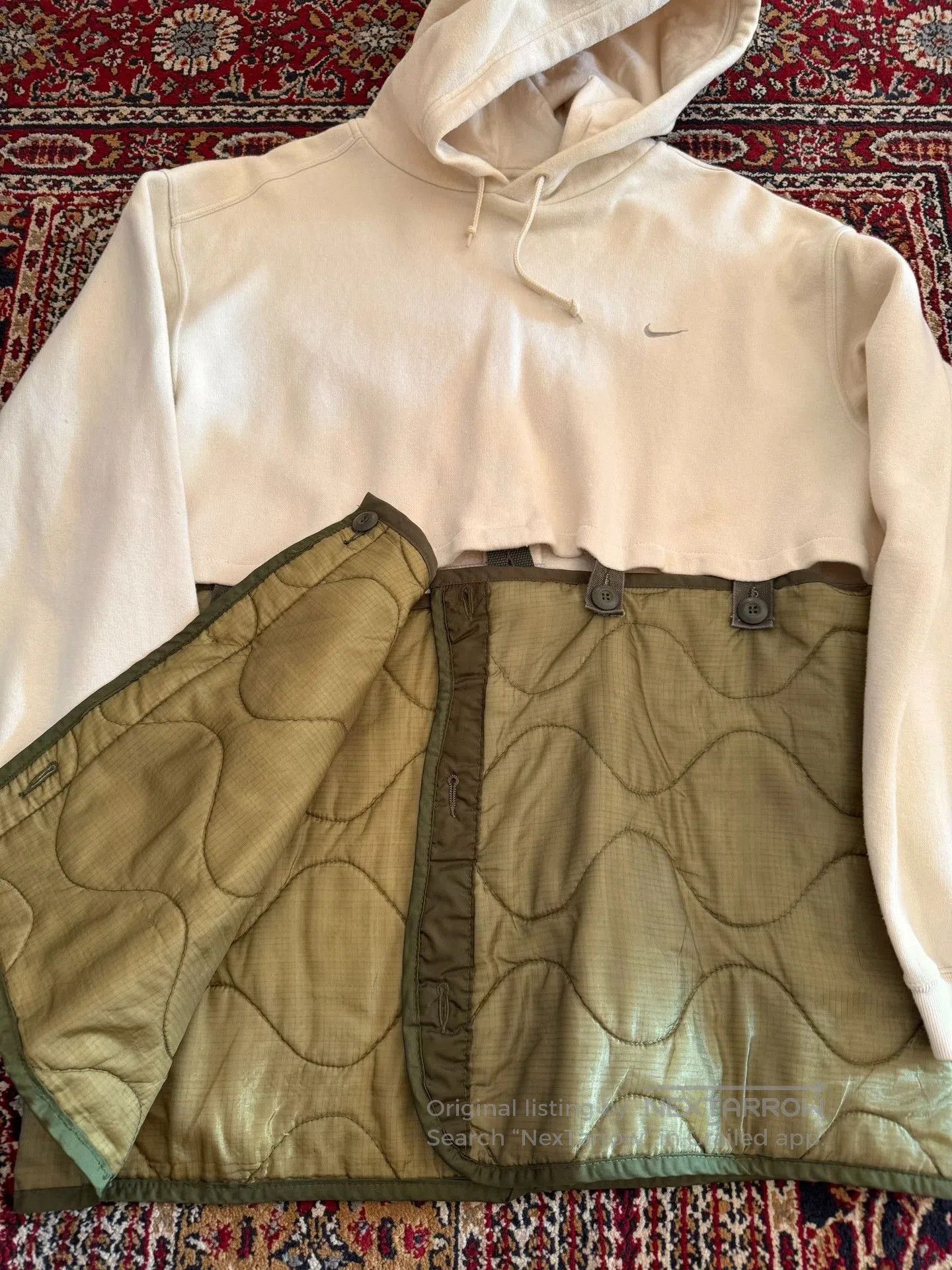 Vintage Megarments Remake Liner Pullover Hoodie. Size US M / EU 48-50 / 2 - 2 Thumbnail