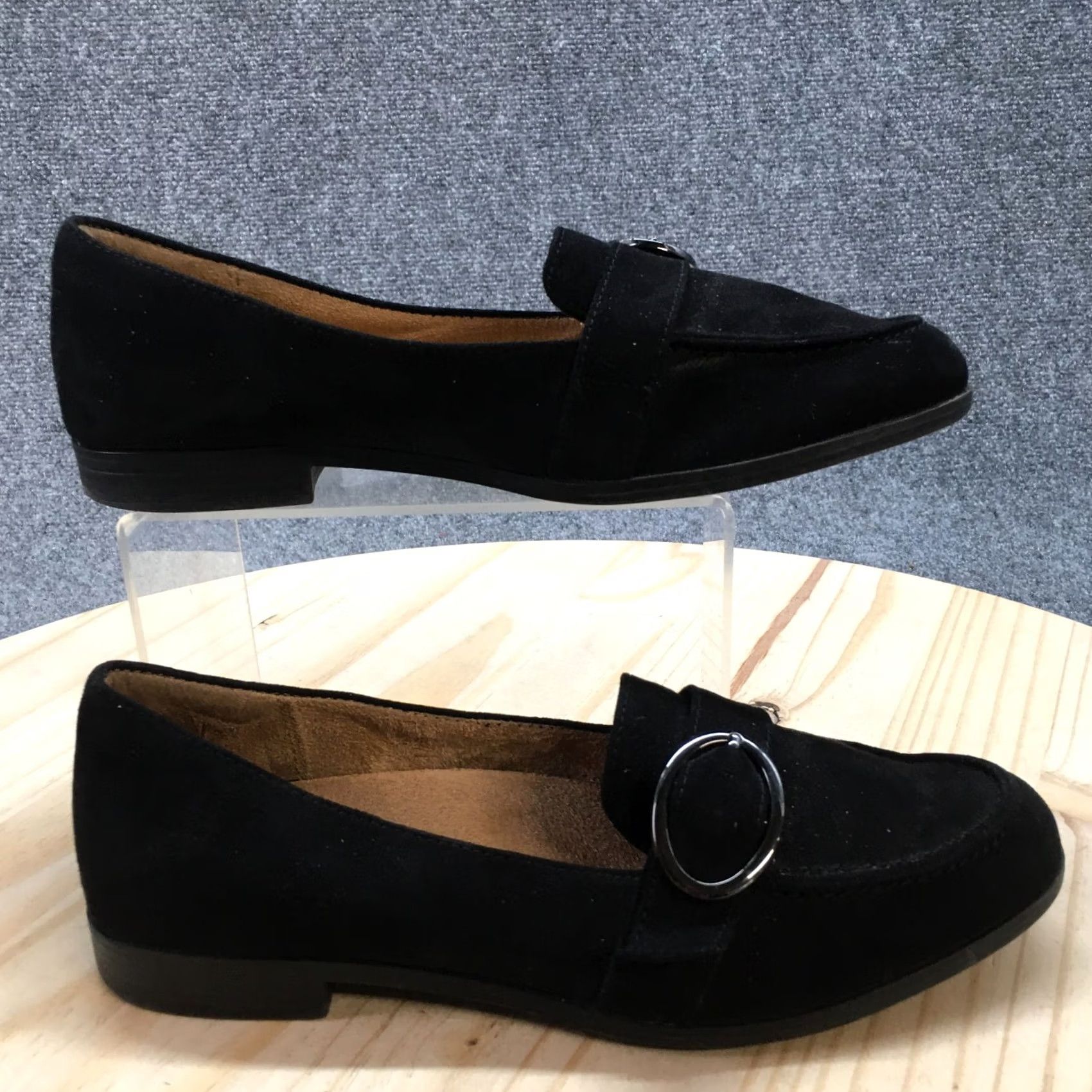 Naturalizer Naturalizer Mina Loafer Womens 9M Black Fabric Buckle Strap Casual Low Top Shoe Size M / US 6-8 / IT 42-44 - 2 Thumbnail