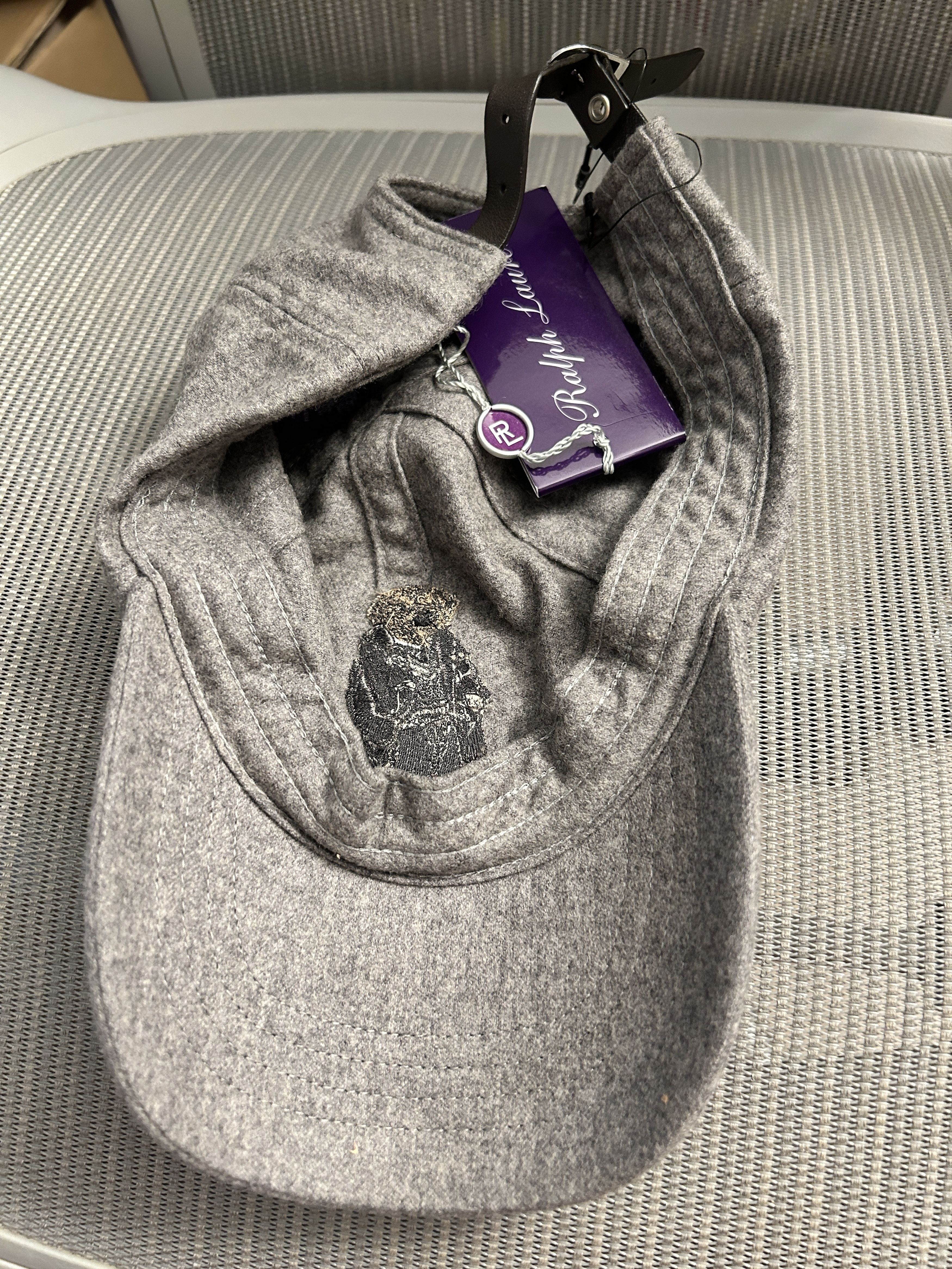 Ralph Lauren Purple Label Ralph Lauren Purple Label polo bear donegal wool hat cap Size ONE SIZE - 5 Thumbnail