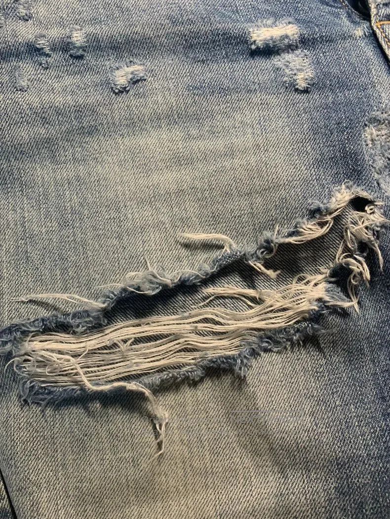 Fear of God Fear of God 4th OG Distressed Denim Jeans. Size US 28 / EU 44 - 8 Thumbnail