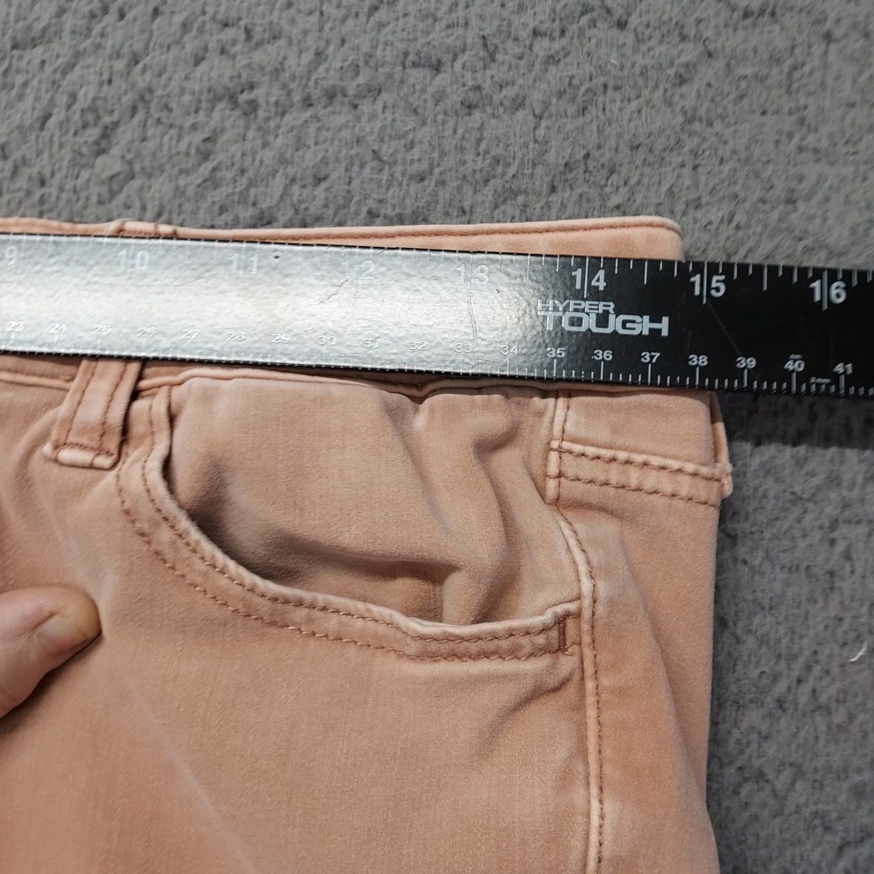 American Eagle Outfitters American Eagle Jegging Womens 8 Regular 360 Super Stretch AEO Sateen X4 Pink Jeans Slim 5-Pocket Womens Size 30" / US 8 / IT 44 - 7 Thumbnail