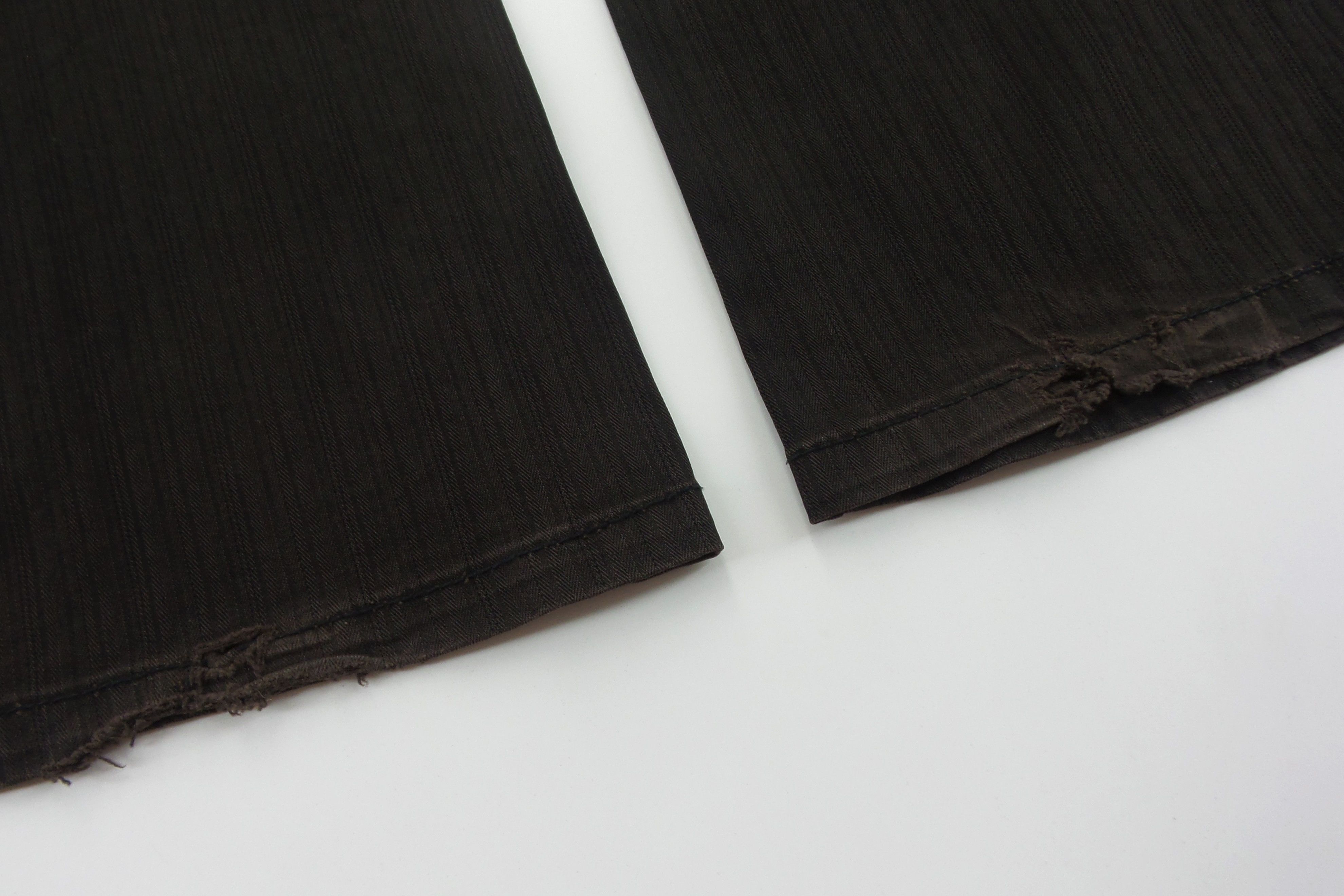 Japanese Brand Morgan Homme Bush Black Pants Size US 31 - 9 Thumbnail