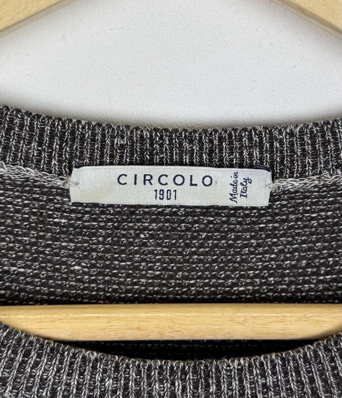 Circolo 1901 Circolo 1901 Long Sleeve Knit Jumper Sweater Cotton Linen Size US M / EU 48-50 / 2 - 4 Thumbnail