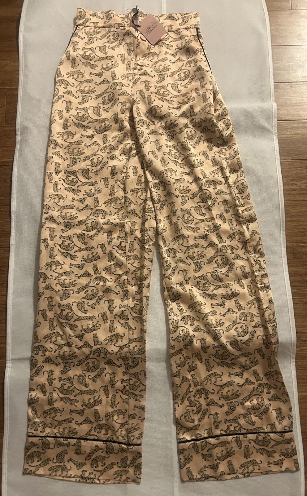 Agent Provocateur AGENT PROVOCATEUR Catalyna printed silk-satin pajama pants Size 24" / US 00 / IT 34 - 8 Thumbnail