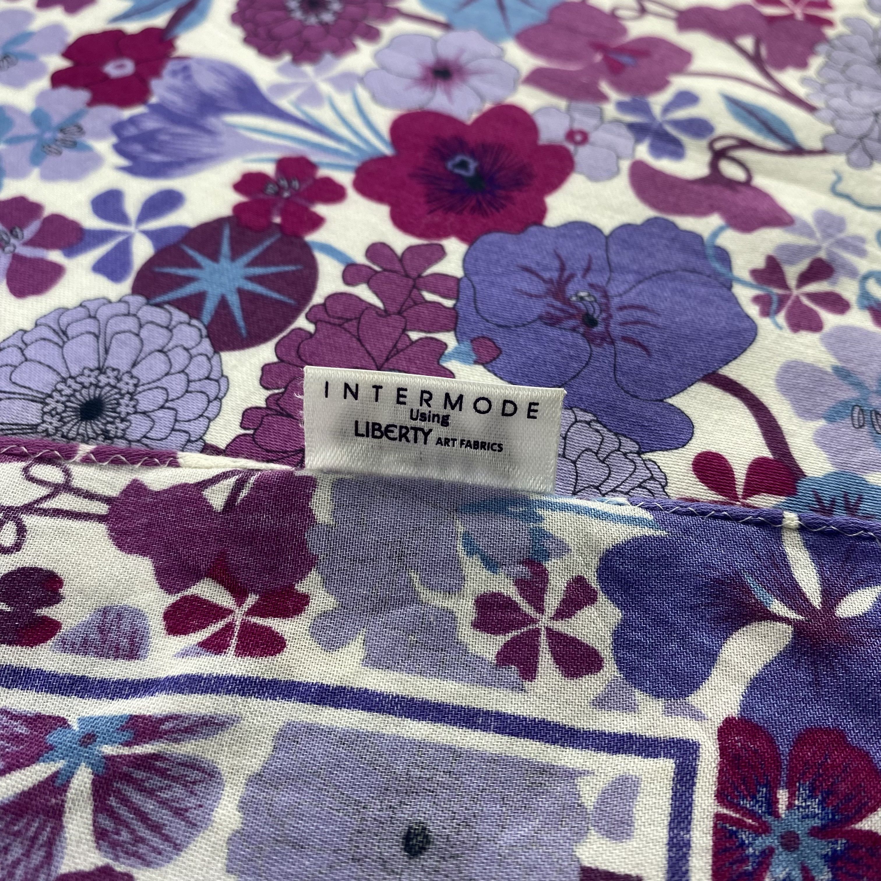 Liberty × Vintage Intermode Liberty Neckerchief / Bandana / Handkerchief-P1746 Size ONE SIZE - 5 Thumbnail