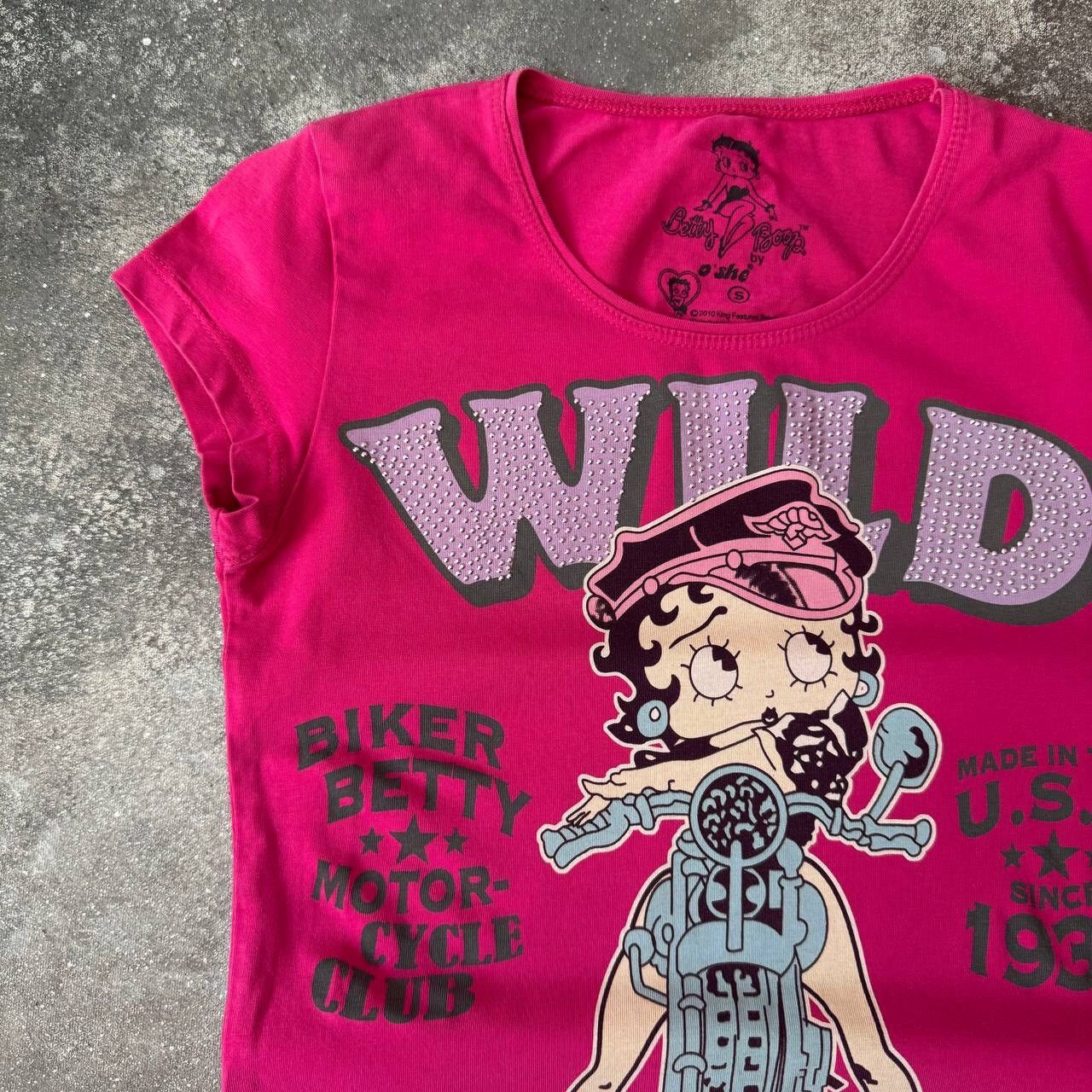 20471120 Y2K Betty Boop Vintage Super Sexy T-Shirt Size S / US 4 / IT 40 - 2 Thumbnail