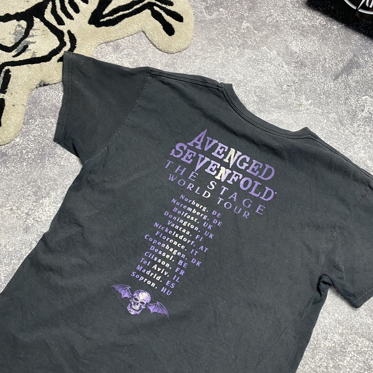 Band Tees × Vintage Vintage Avenged Sevenfold The Stage World Tour tee Size US M / EU 48-50 / 2 - 2 Thumbnail
