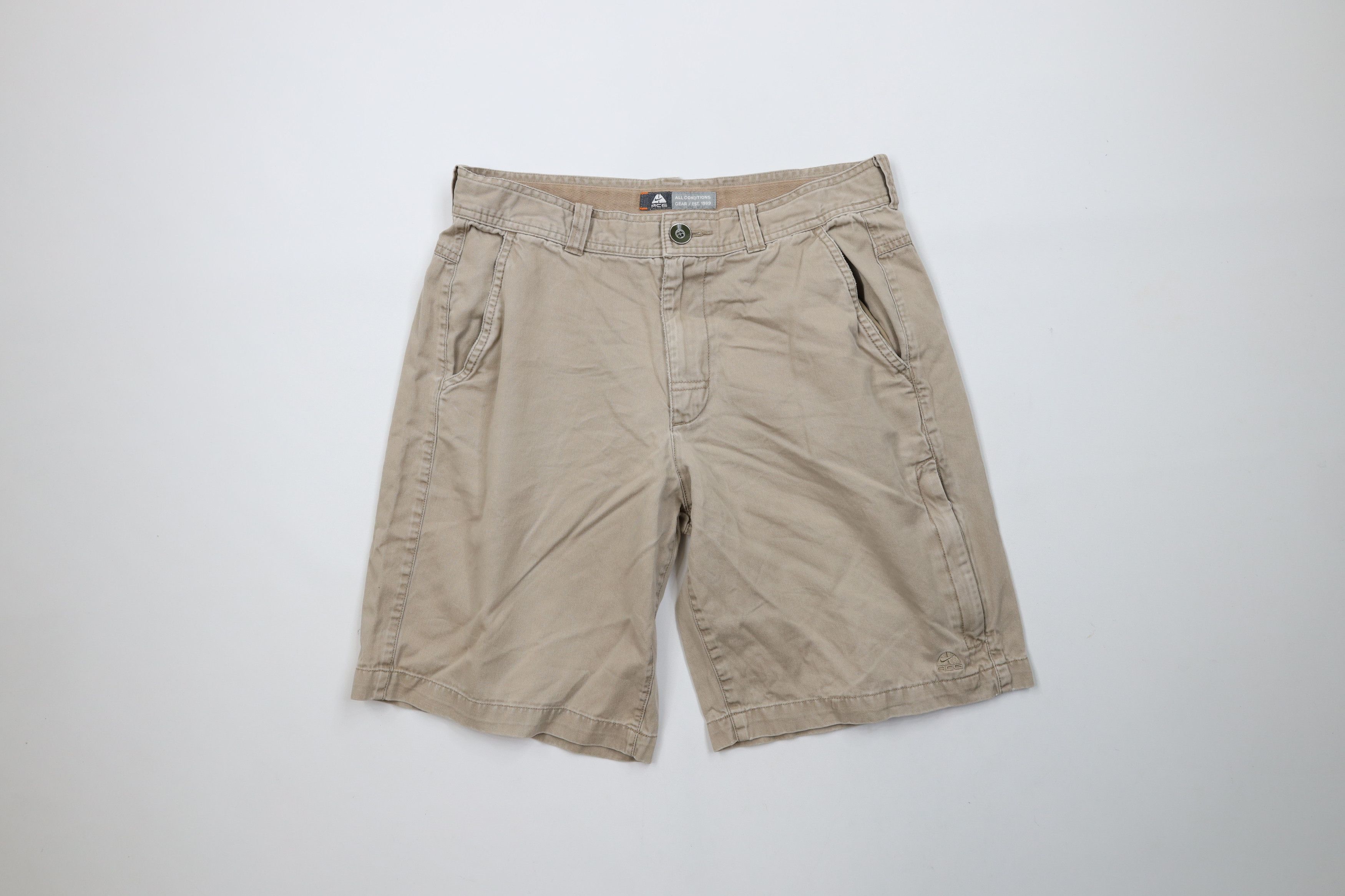 Nike × Vintage Vintage Nike ACG Travis Scott Mini Swoosh Trekking Shorts Size US 32 / EU 48 - 1 Thumbnail