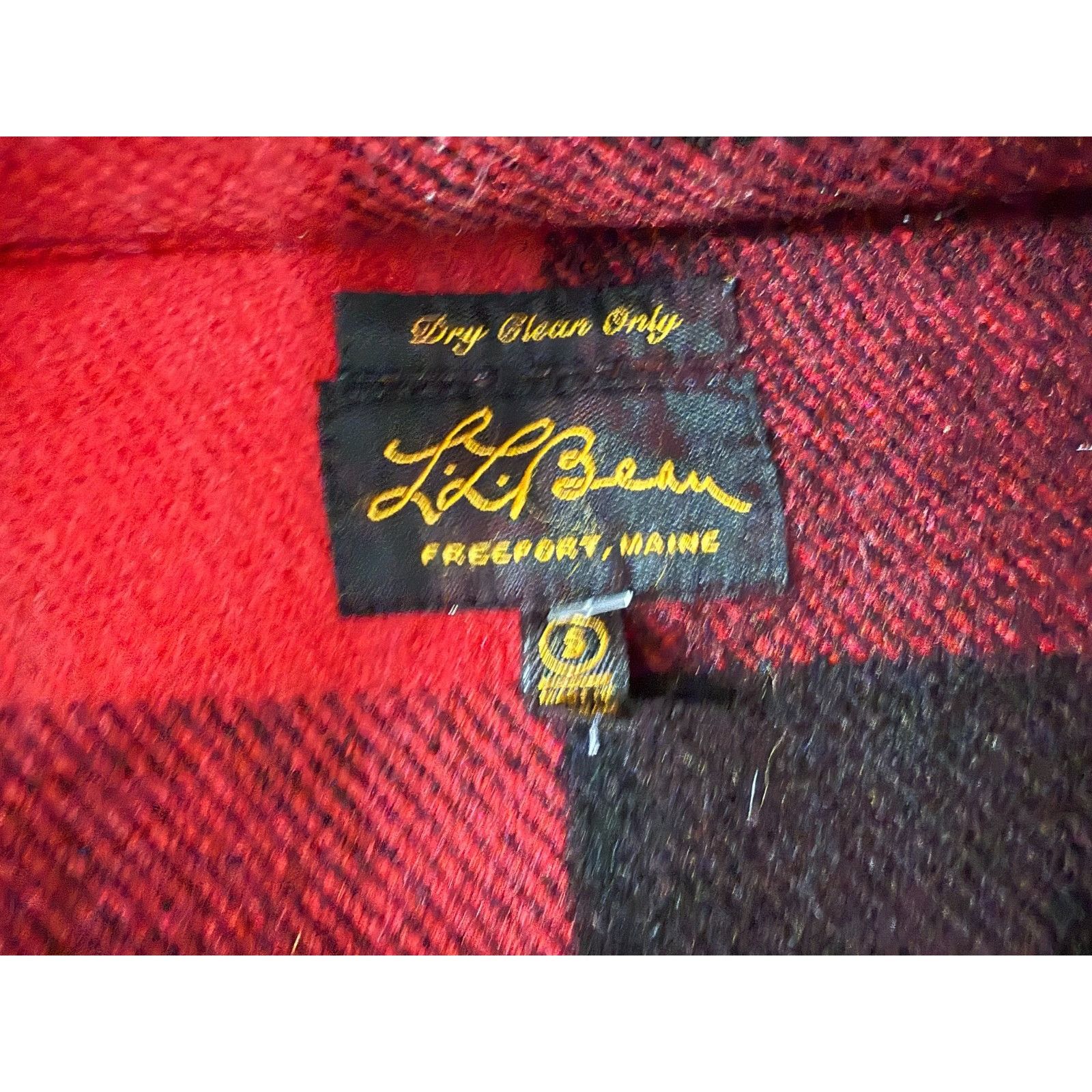 L.L. Bean L.L. Bean Wool blend Full Zip Jacket sz M Plaid Red Black Vi Size US M / EU 48-50 / 2 - 3 Thumbnail