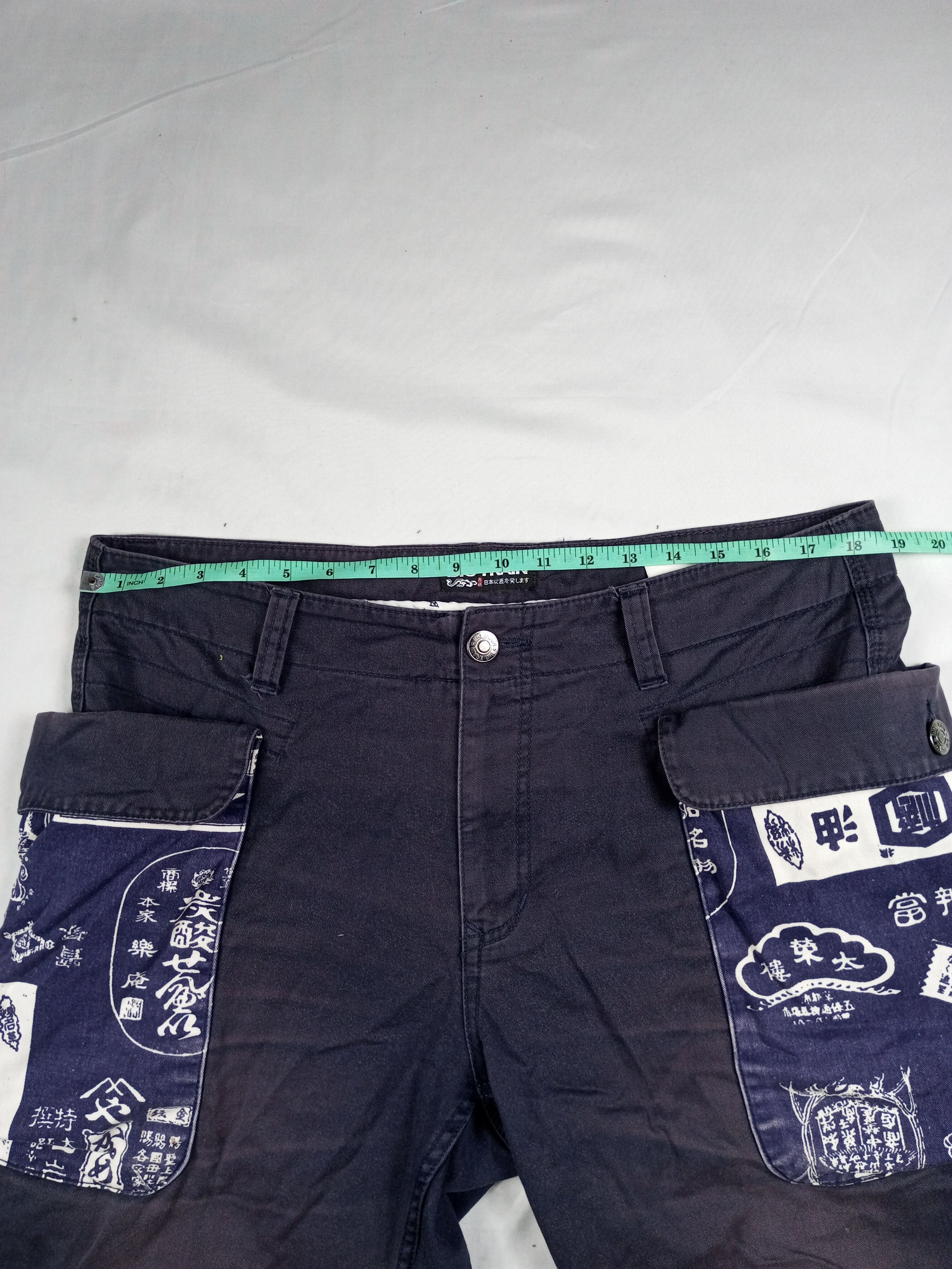 Japanese Brand Vintage 90s BIG TRAIN Faded Japanese Shorts Cargo Style Size US 38 / EU 54 - 13 Thumbnail