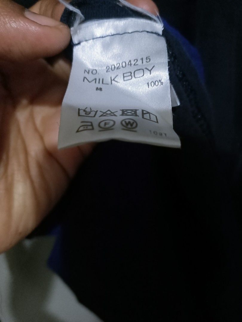 Japanese Brand Milkboy ‘Short Lives’ Dip-Dye LS — Harajuku Edge Size US L / EU 52-54 / 3 - 6 Thumbnail