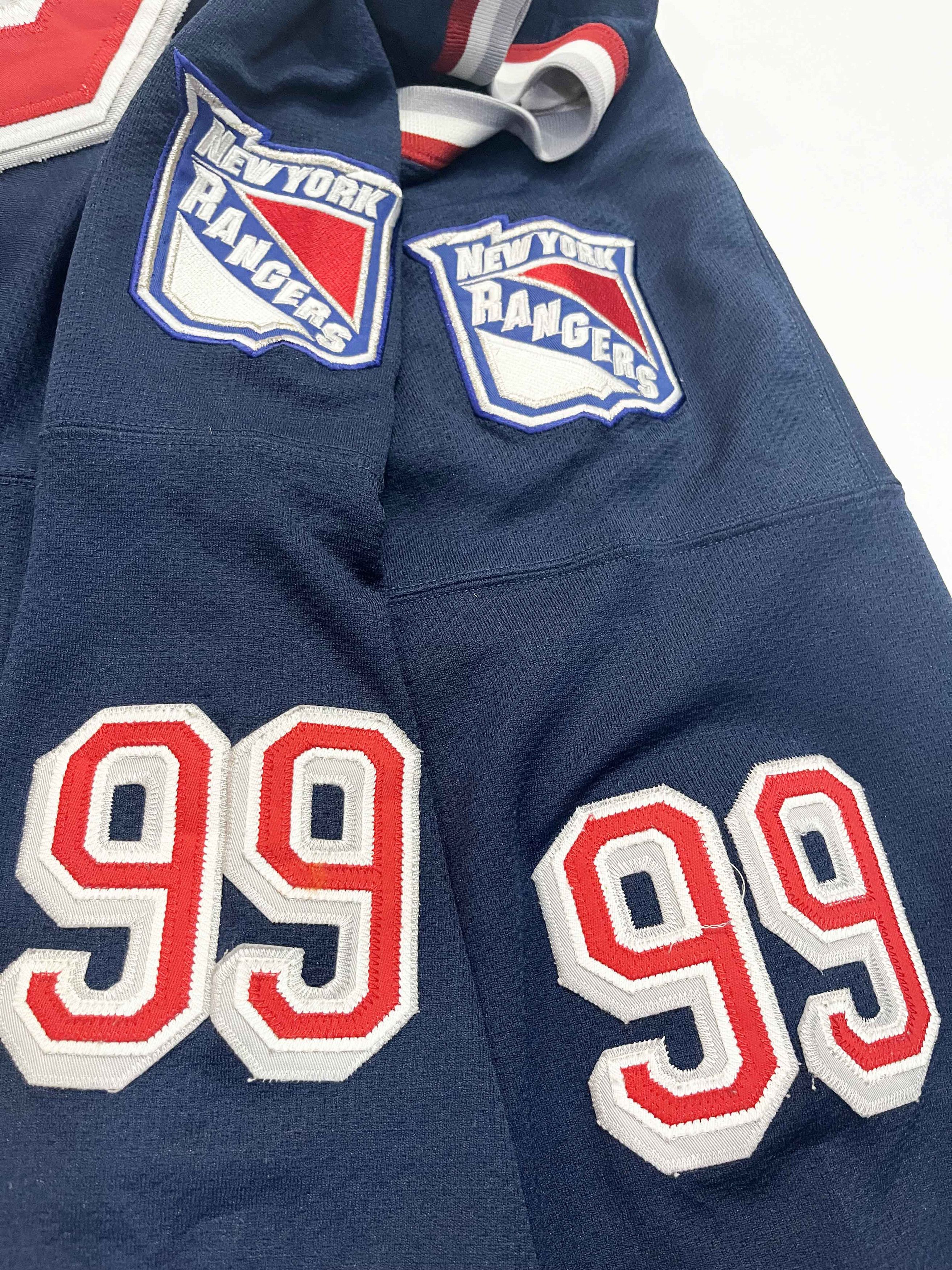 Starter Vtg Starter New York Rangers GRETZKY #99 NHL Hockey Jersey Size US L / EU 52-54 / 3 - 6 Thumbnail