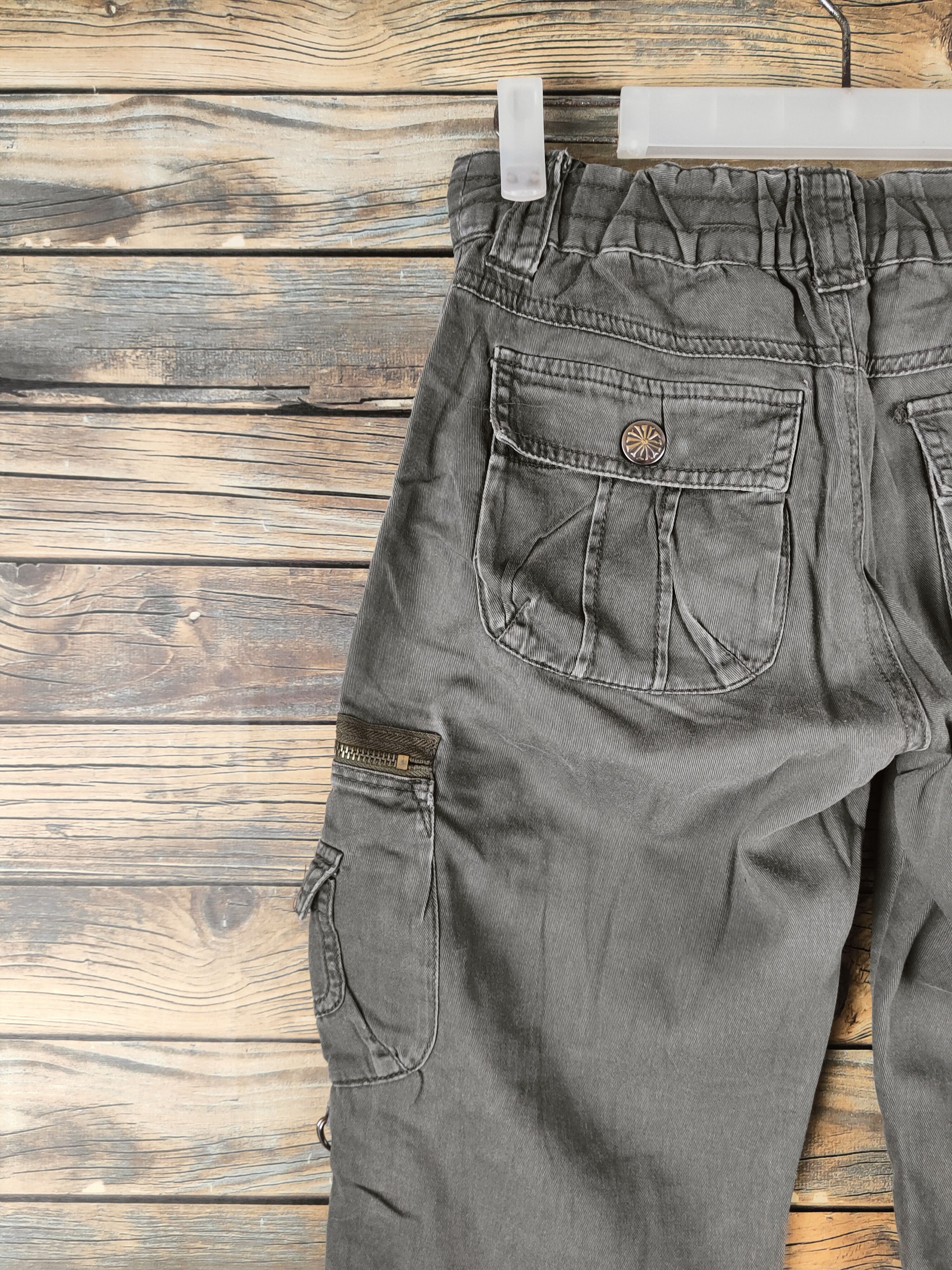 Japanese Brand DL Japanese Brand Olive Multipocket Cargo Pants #sp46-292 Size US 28 / EU 44 - 8 Thumbnail
