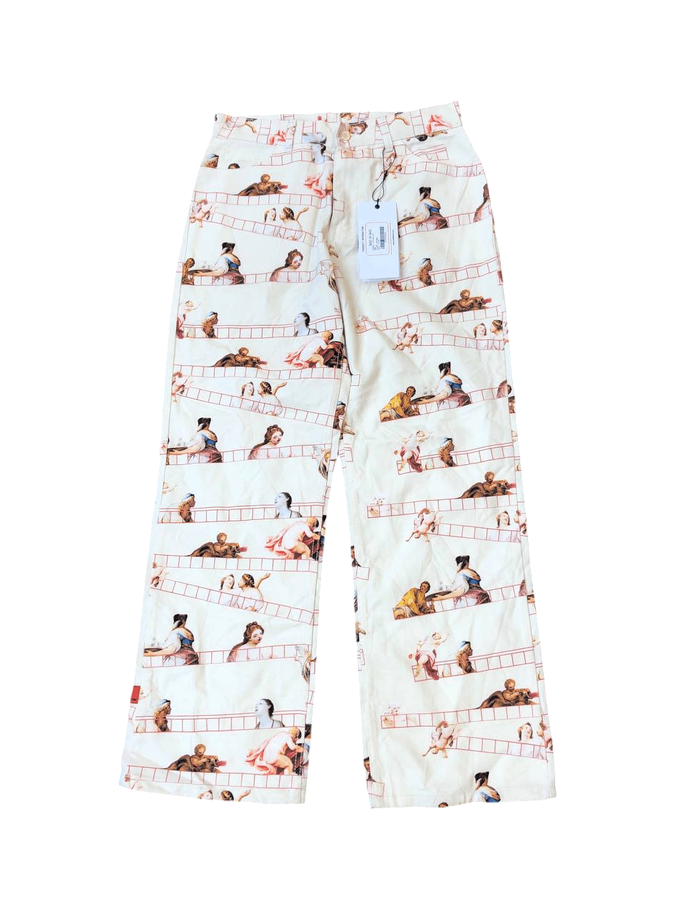 Other Bad In Bad Full Print Angels Pants Size US 31 - 1 Thumbnail