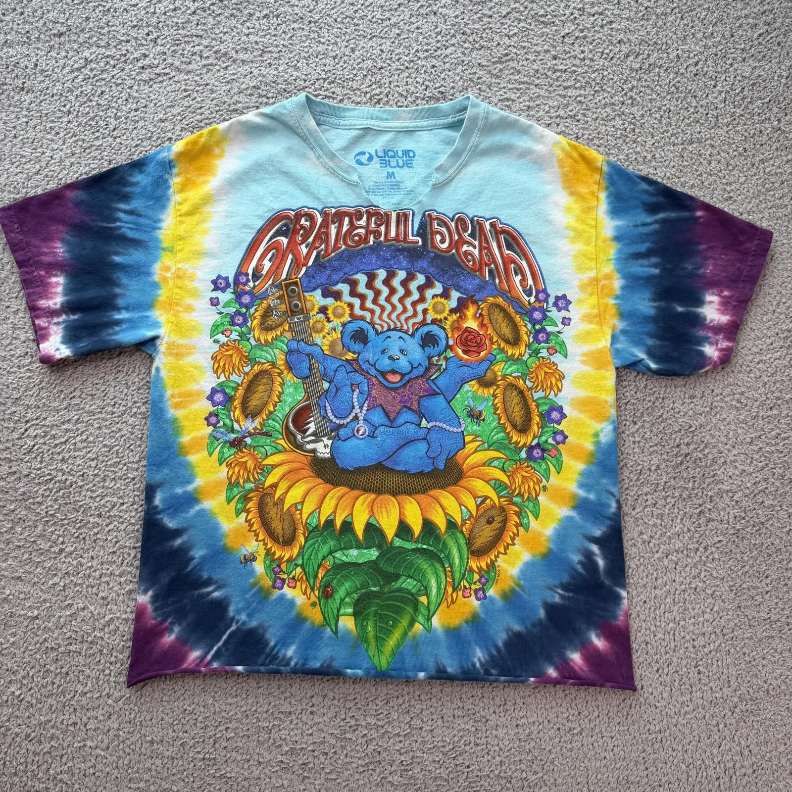 Liquid Blue Grateful Dead Liquid Blue Tie Dye Dancing Bears T Shirt M Size US M / EU 48-50 / 2 - 1 Thumbnail