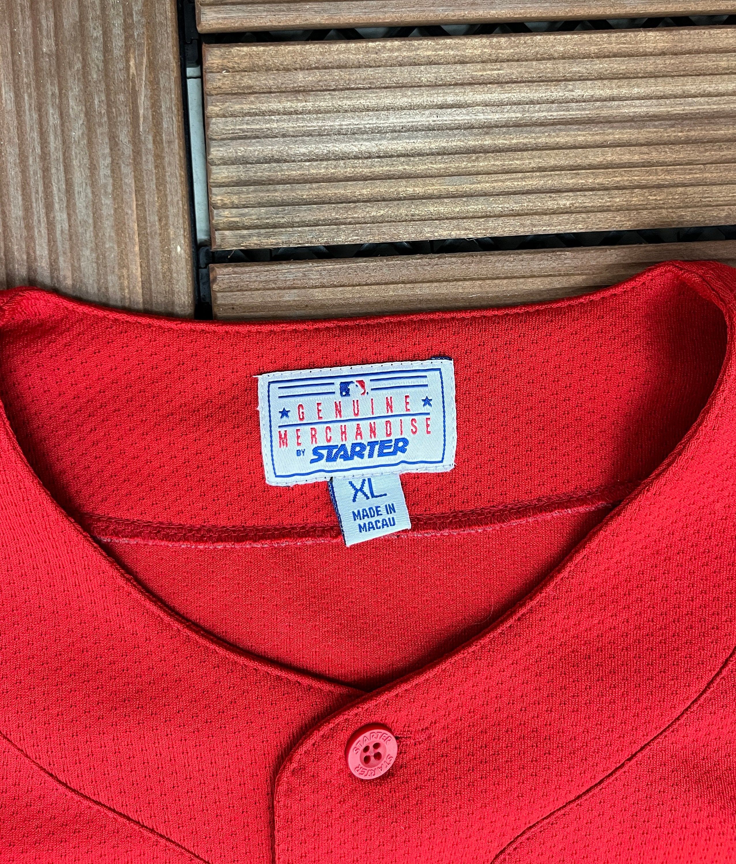 Starter St. Louis Cardinals Vintage Starter Red Baseball Jersey Size US XL / EU 56 / 4 - 5 Thumbnail