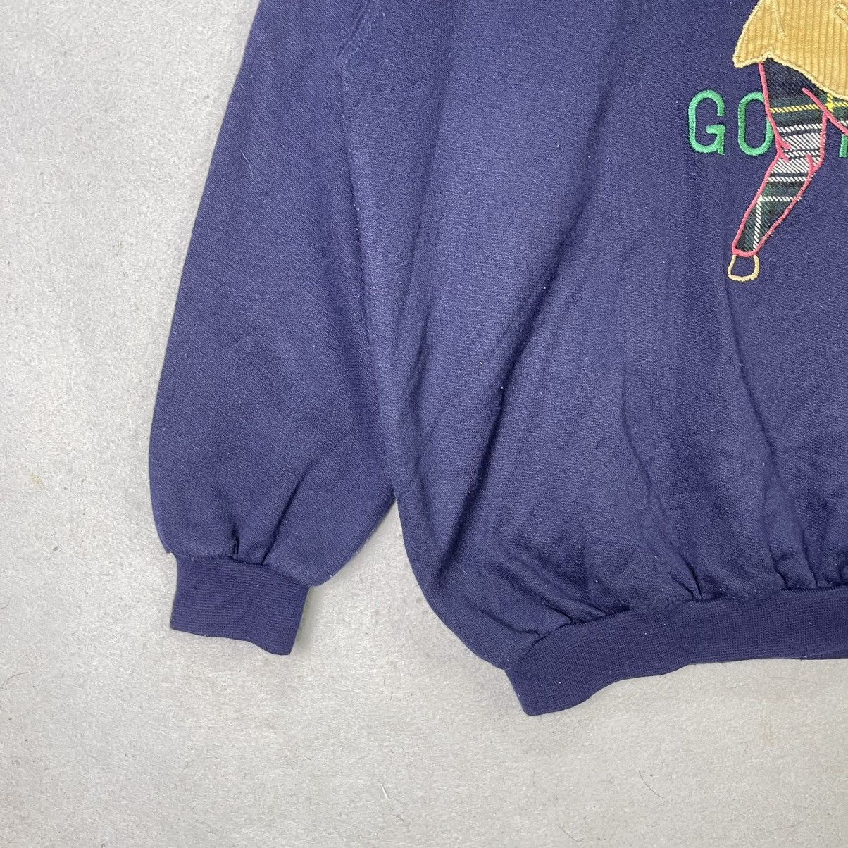 Trussardi Vintage Trussardi Golfing Graphic Crewneck Sweatshirt Navy Size US M / EU 48-50 / 2 - 5 Thumbnail
