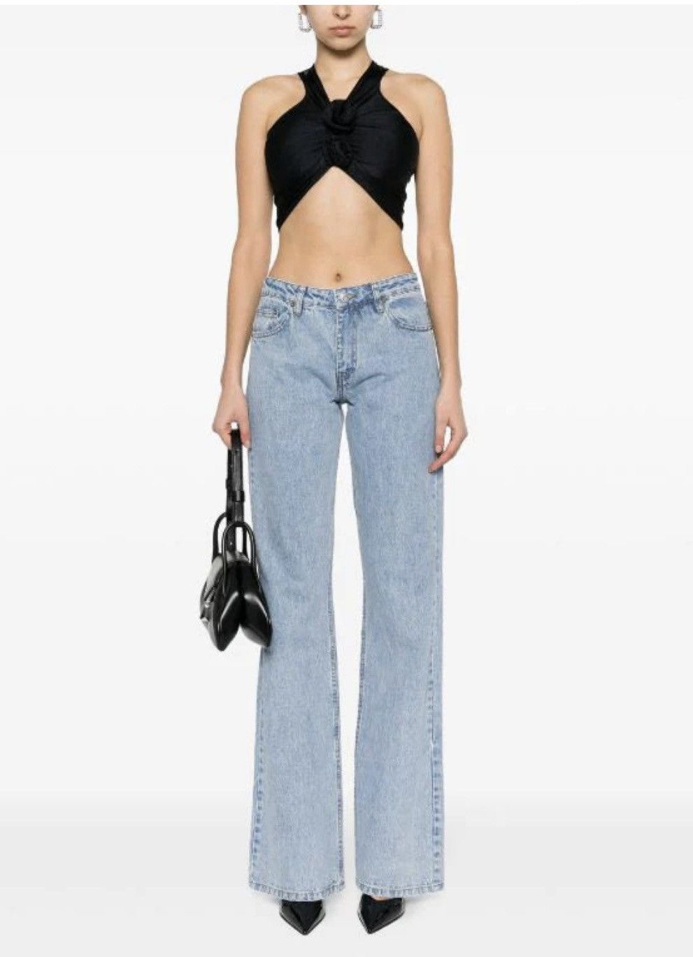 Coperni Coperni Mid Rise Flared Leg Jeans Size S Size 28" / US 6 / IT 42 - 3 Thumbnail