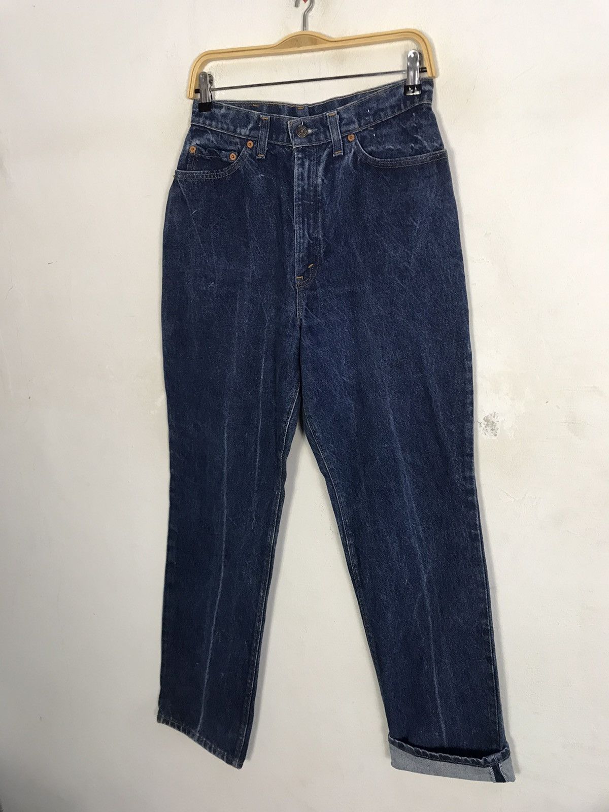 Levi's Vintage Clothing Levi's Strauss 80s 505 26505-0217 Talon Zip Denim Jeans Size 27" / US 4 / IT 40 - 4 Thumbnail
