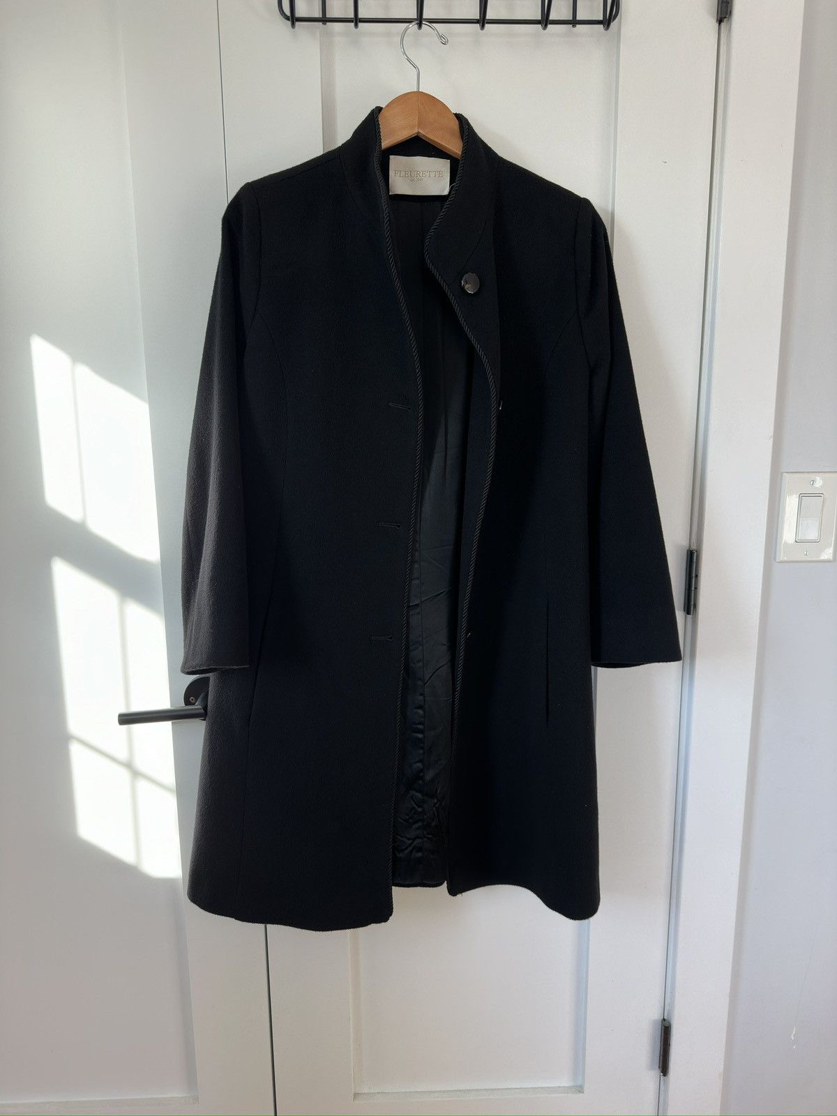 Loro Piana Loro piana black wool cashmere blend coat Size US S / EU 44-46 / 1 - 7 Thumbnail
