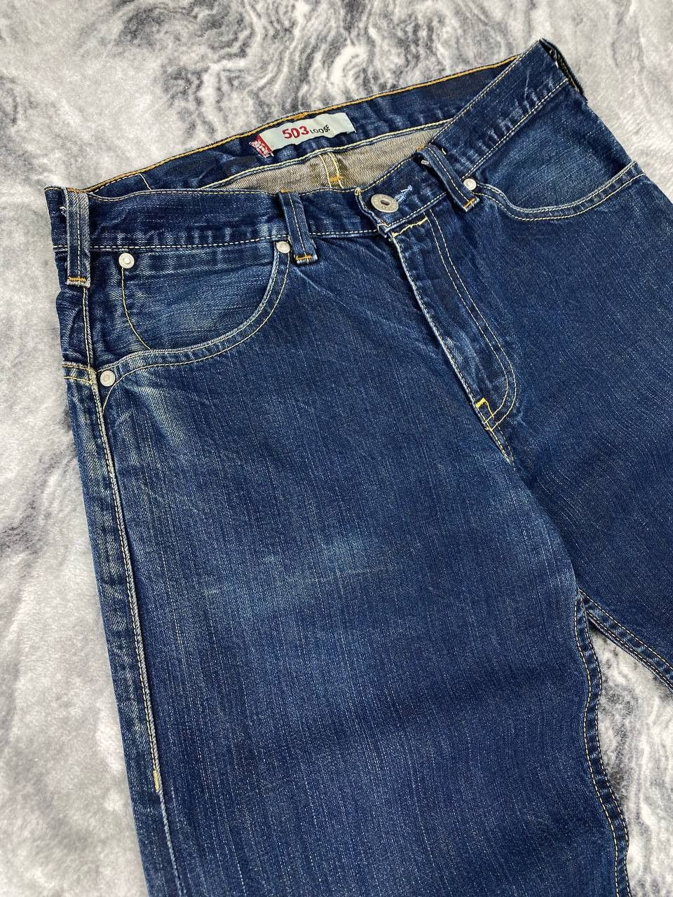 Levi's Vintage Levis 503 Denim Jeans Loose Cinch Men Size 31x34 Size US 31 - 7 Thumbnail