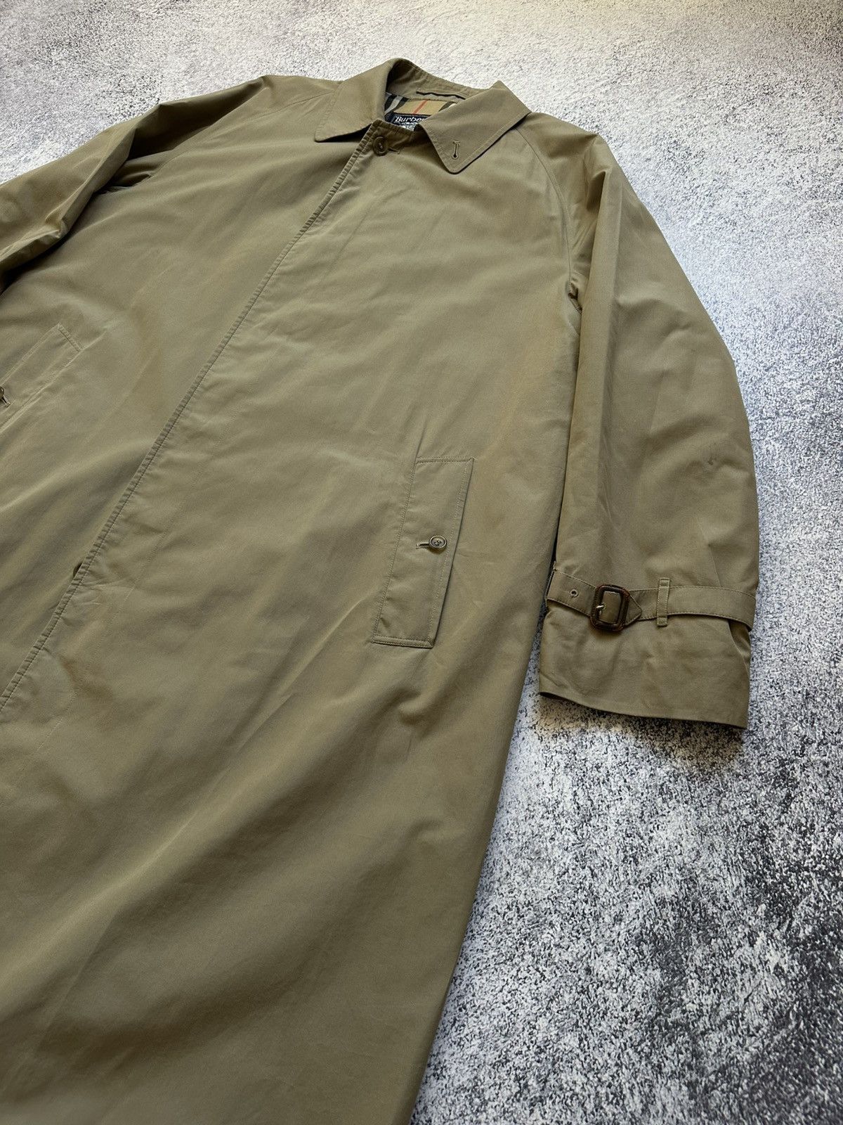 Burberry Vintage 70-80s Burberrys Beige Cotton Coat Japanese Style Size US M / EU 48-50 / 2 - 6 Thumbnail
