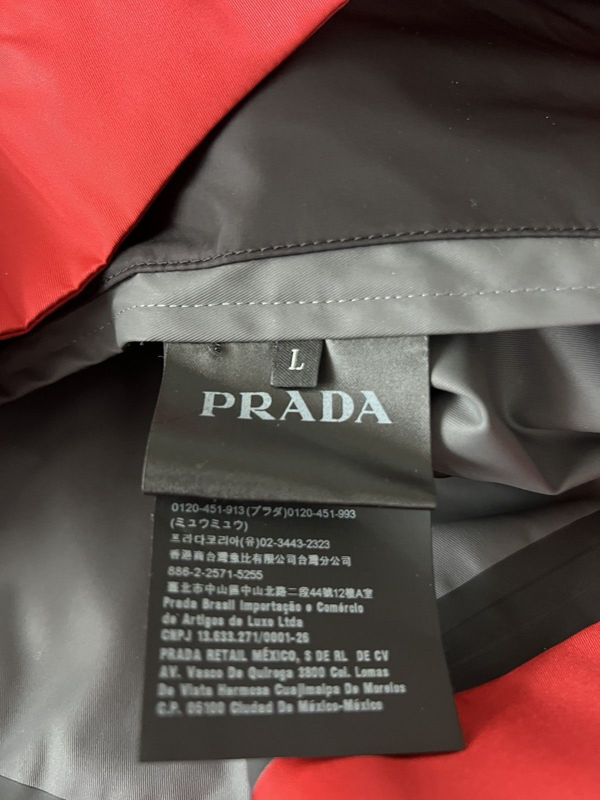 Prada Prada Nylon Gabardine Jacket Size US L / EU 52-54 / 3 - 11 Thumbnail