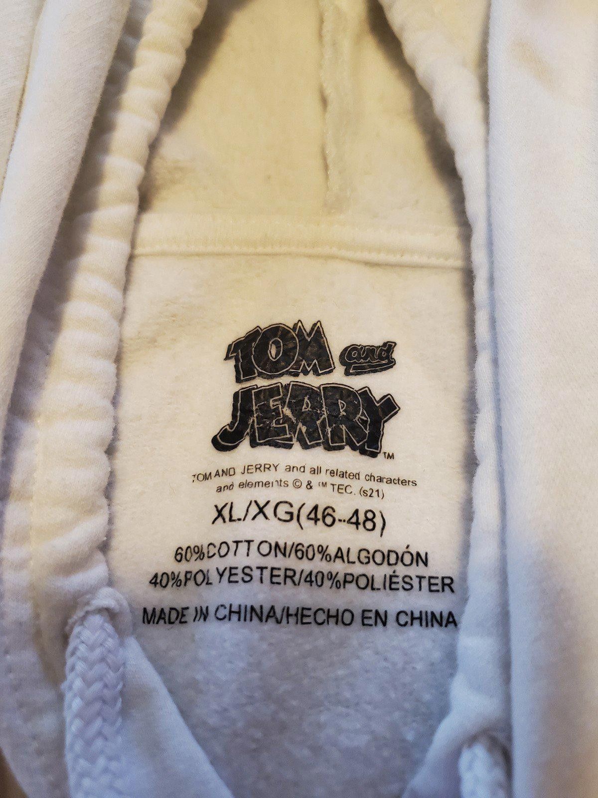 Designer Tom and Jerry Big Men's Long Sleeve Graphic Hoodie XL Size US XL / EU 56 / 4 - 2 Thumbnail