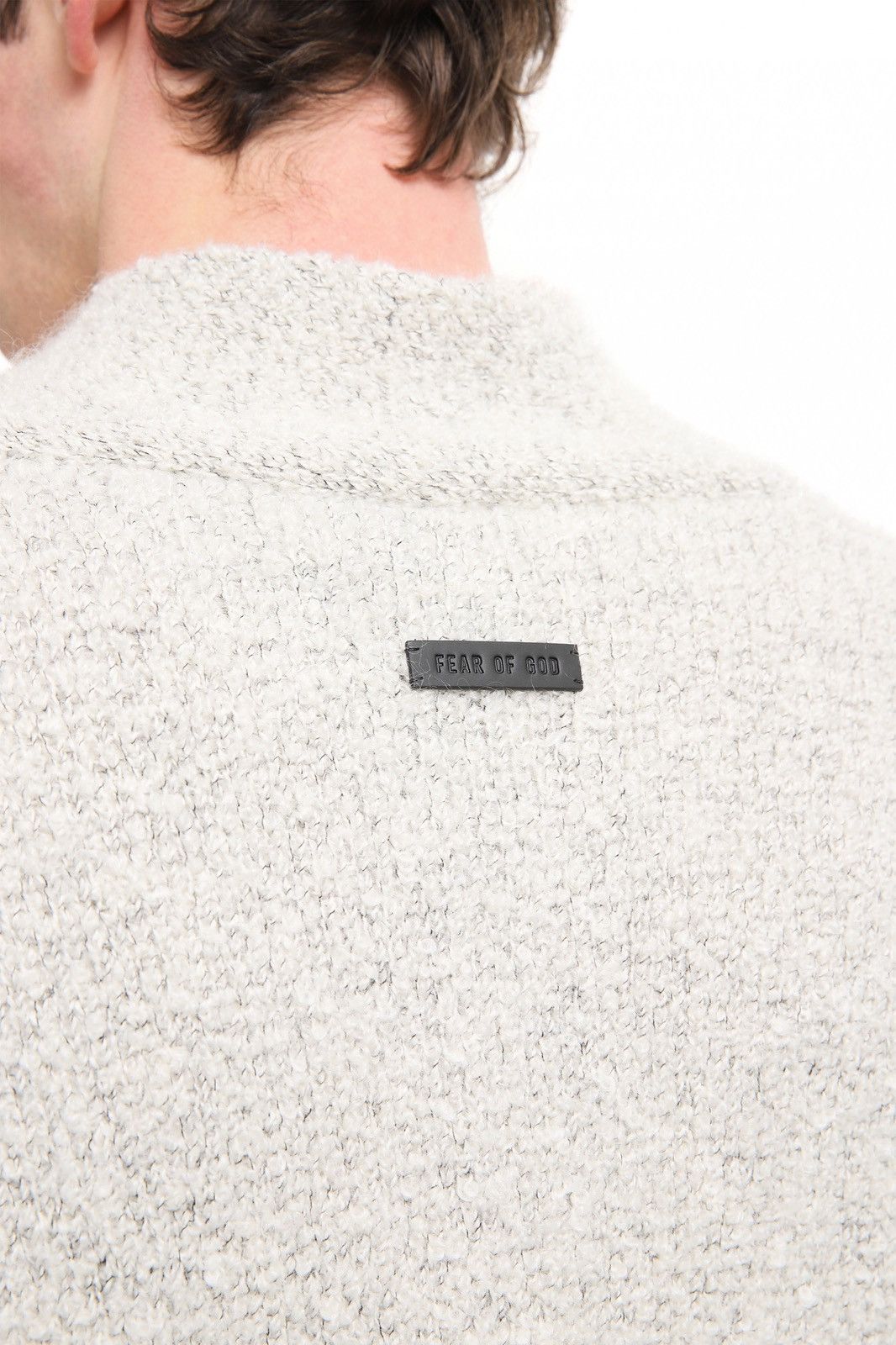 Fear of God Last Fear of God Mohair Boucle Overlapped V-Neck Sweater Size US XS / EU 42 / 0 - 4 Thumbnail