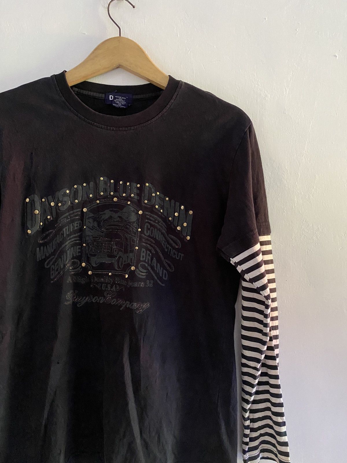 Hysteric Glamour Japanese dayson double layers hybrid longsleeve tshirts Size US M / EU 48-50 / 2 - 2 Thumbnail