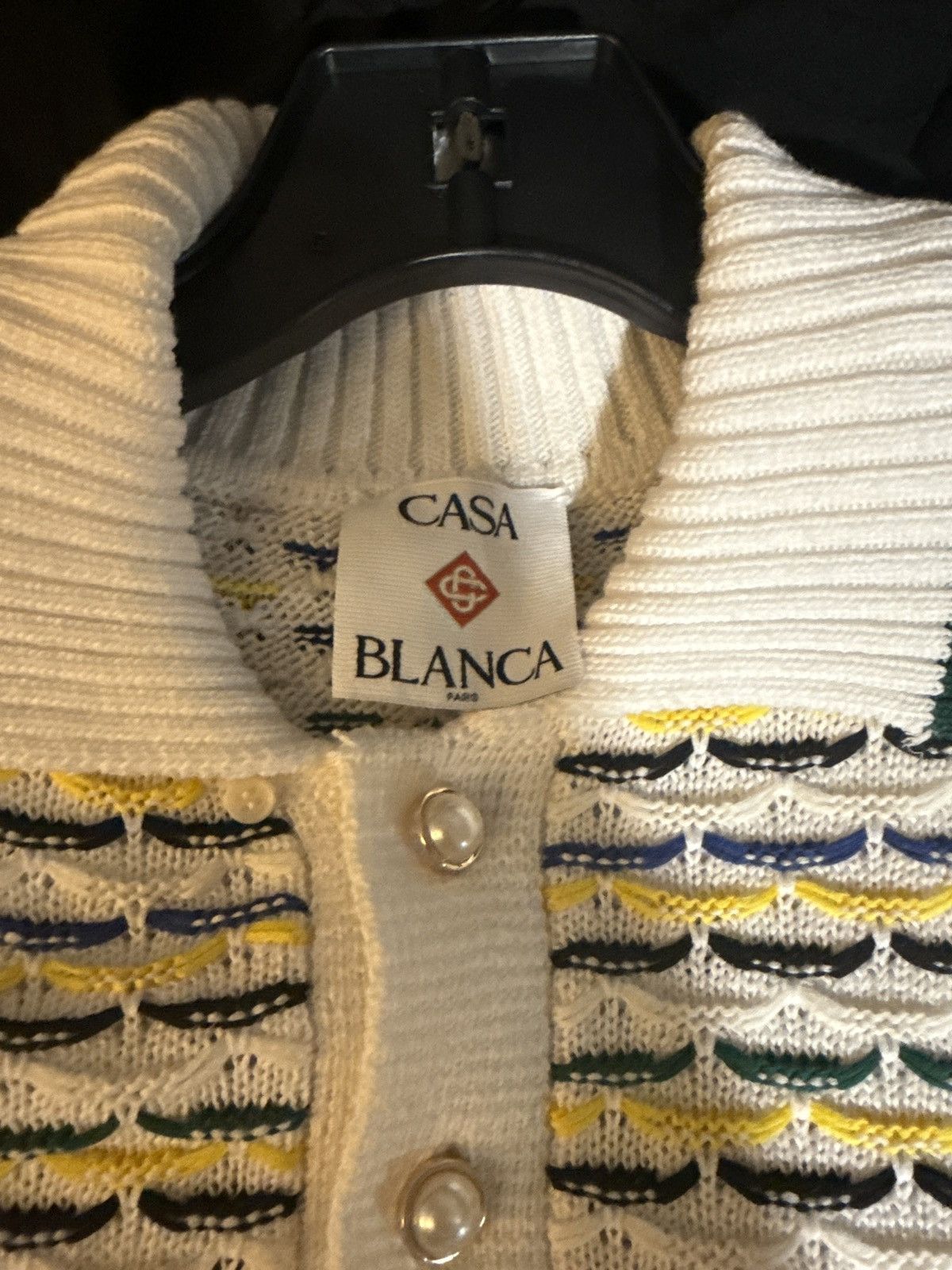 Casablanca $1.2K Tuck Stitch Yellow Stripe Knit Polo & Shorts Size US S / EU 44-46 / 1 - 10 Thumbnail