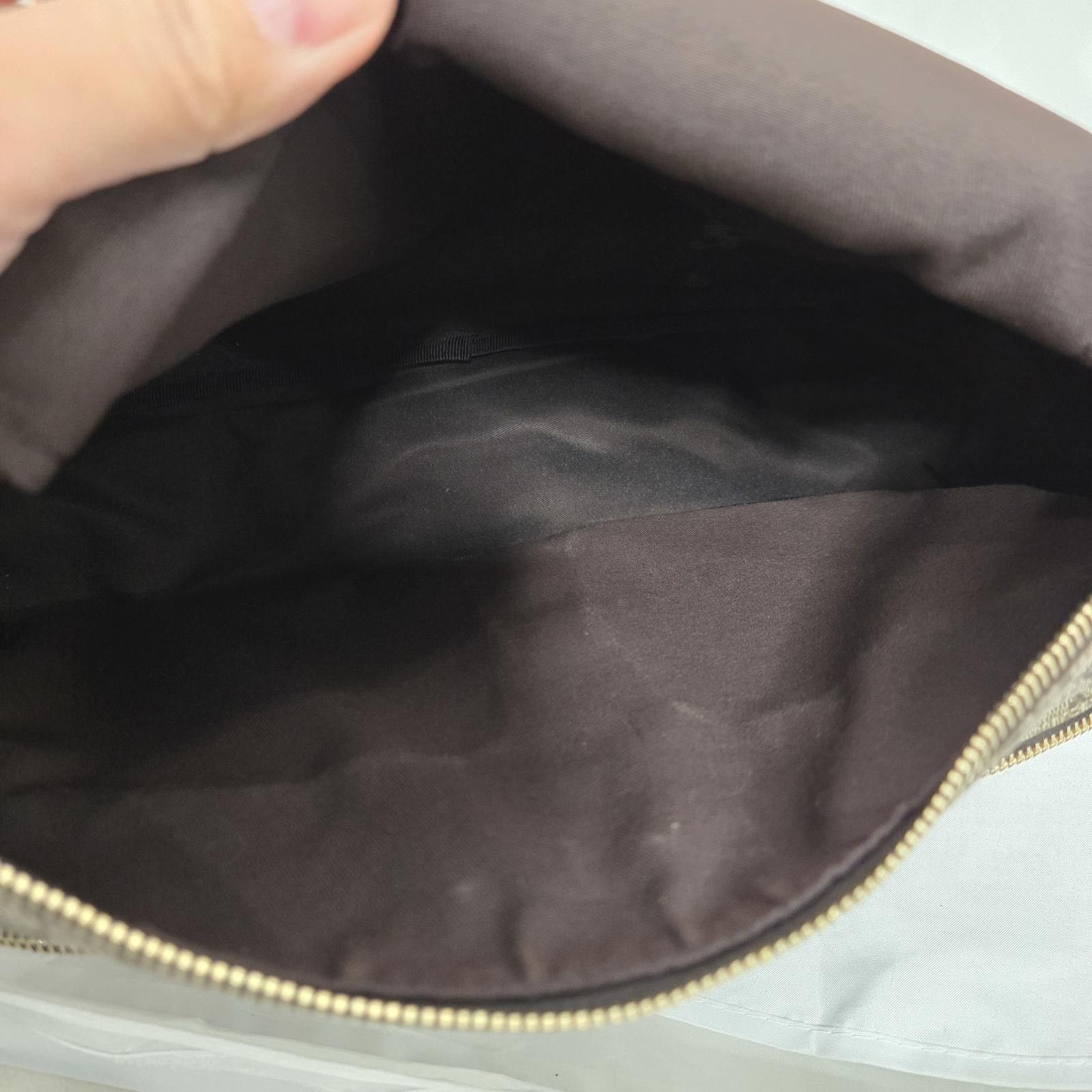 Gucci Gucci Messenger Bag GG Supreme Canvas Leather Trim Italy Size ONE SIZE - 11 Thumbnail