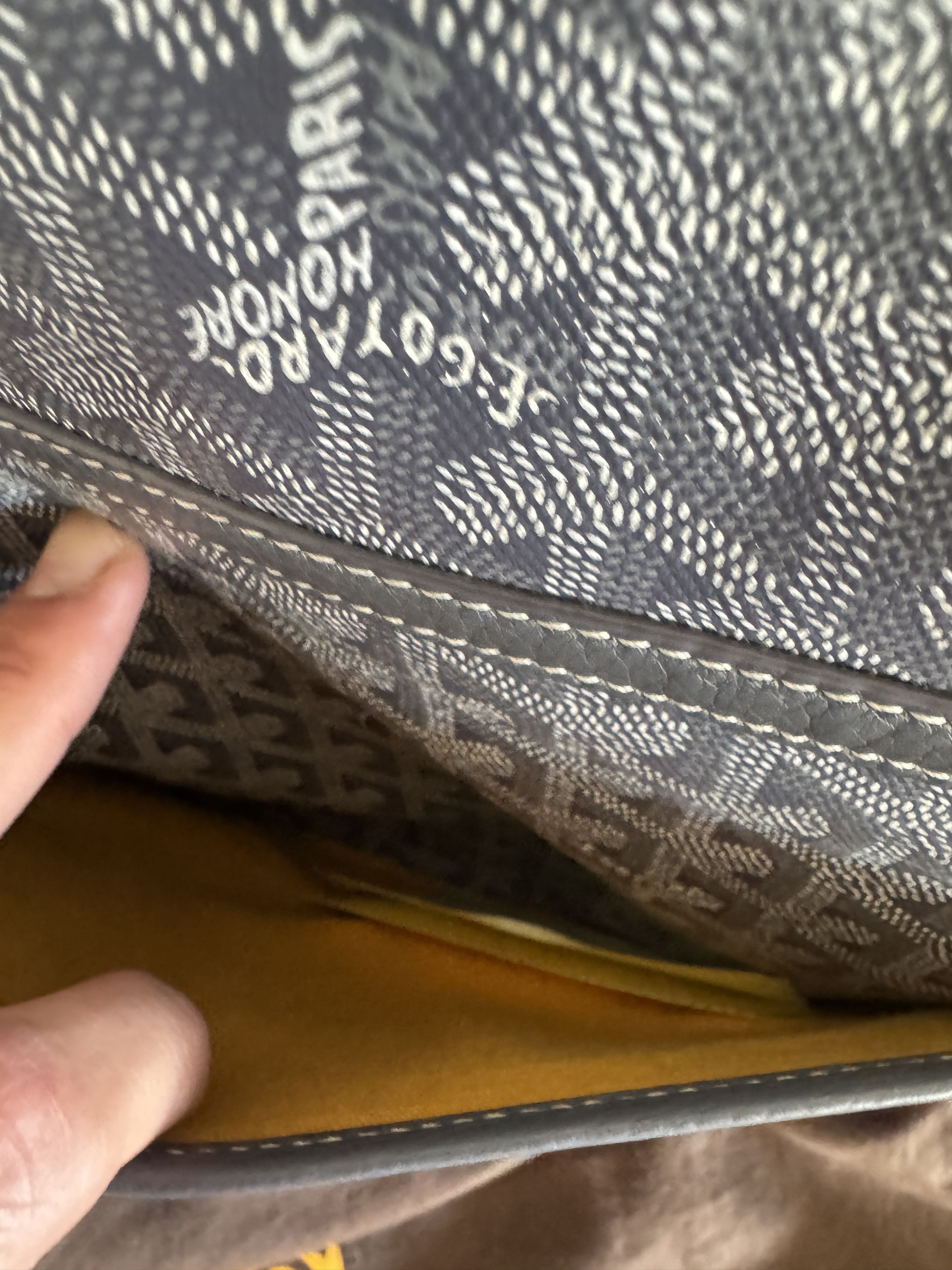 Goyard Grand Bleu MM Messenger Bag – Grey Size ONE SIZE - 14 Thumbnail