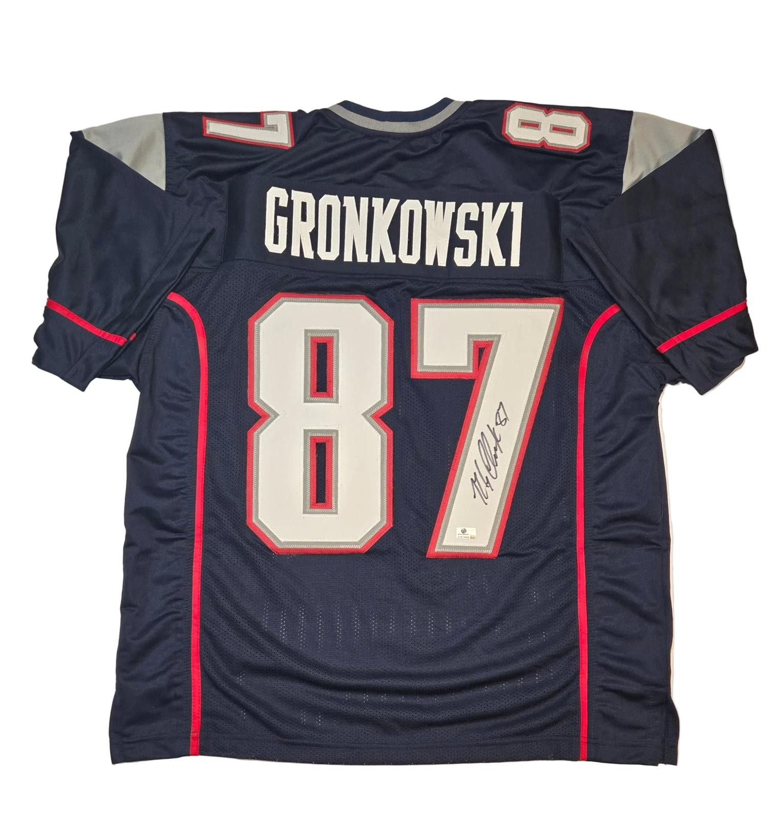 Other Rob Gronkowski Patriots Autographed Football Jersey coa (XL) Size ONE SIZE - 2 Thumbnail