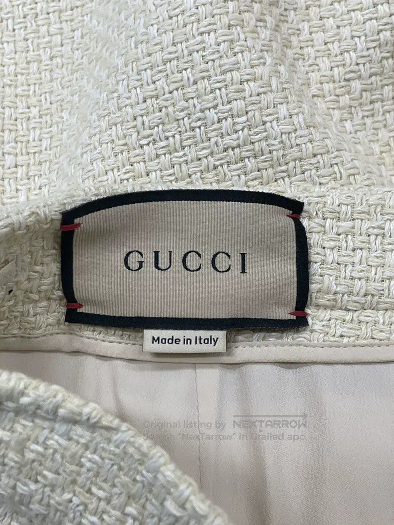 Gucci Gucci Beige braided shorts Size 26" / US 2 / IT 38 - 4 Thumbnail