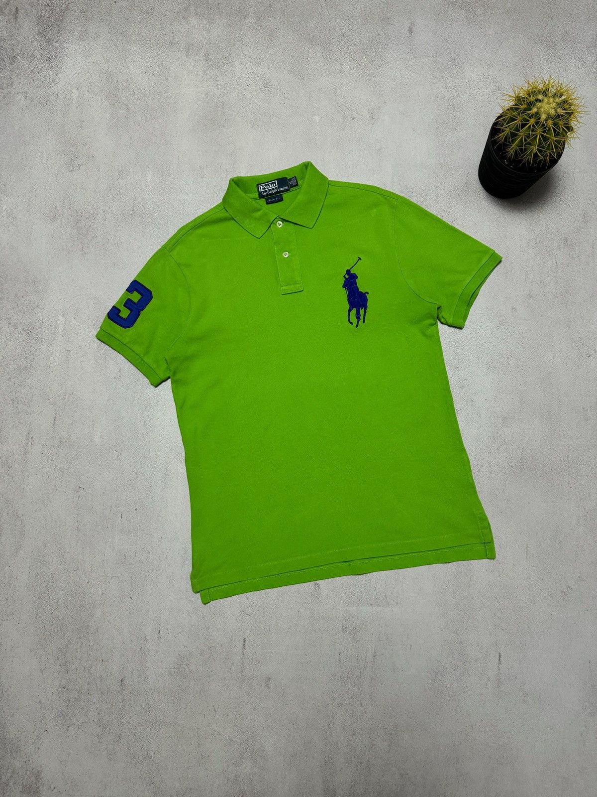 Vintage Vintage Polo Ralph Lauren Polo T Shirt Big Pony #3 Toxic 90s Size US M / EU 48-50 / 2 - 1 Thumbnail