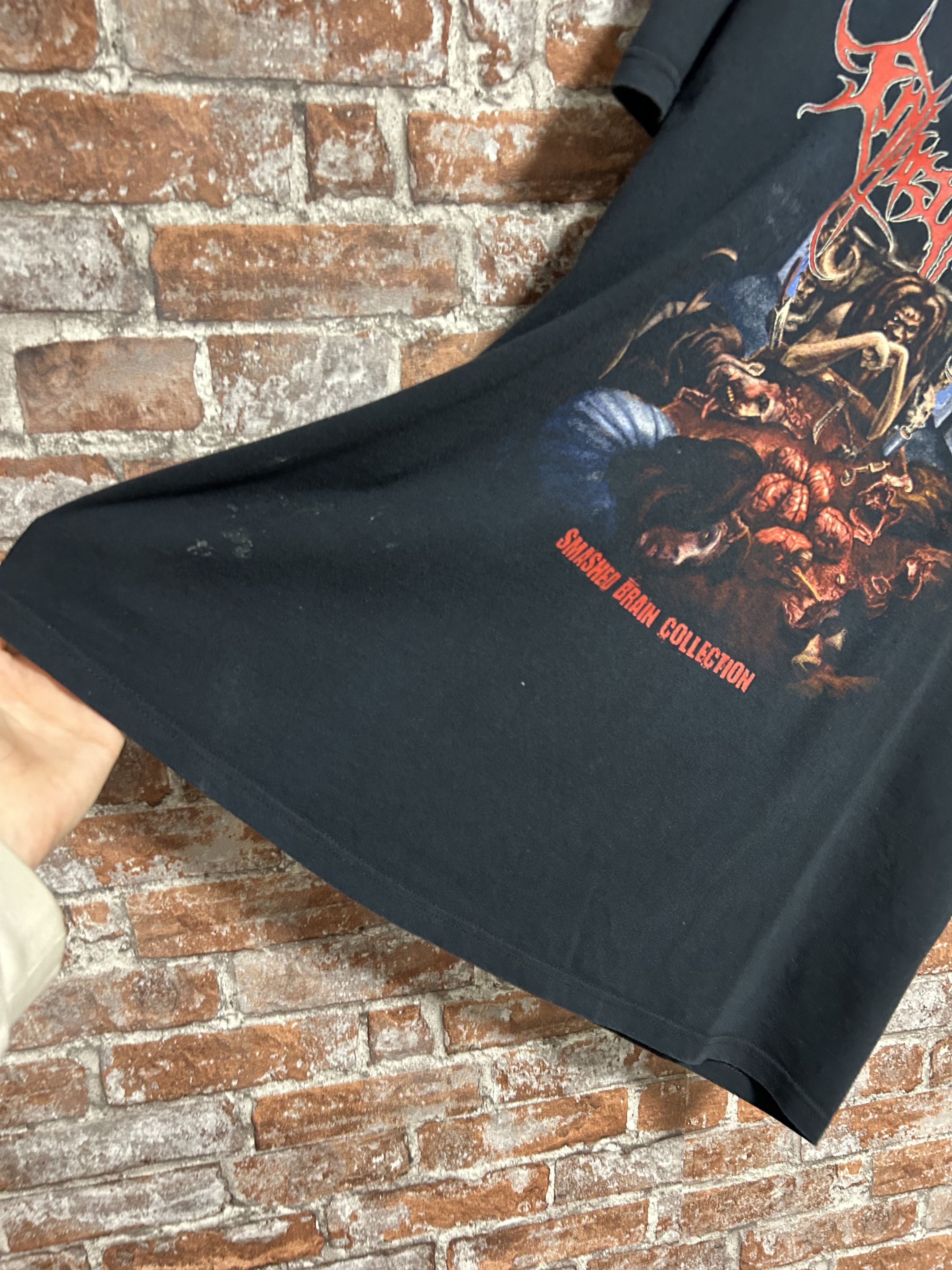 Band Tees Enthrallment Vintage 2000s Brute Death Metal Band T-shirt Size US XL / EU 56 / 4 - 7 Thumbnail