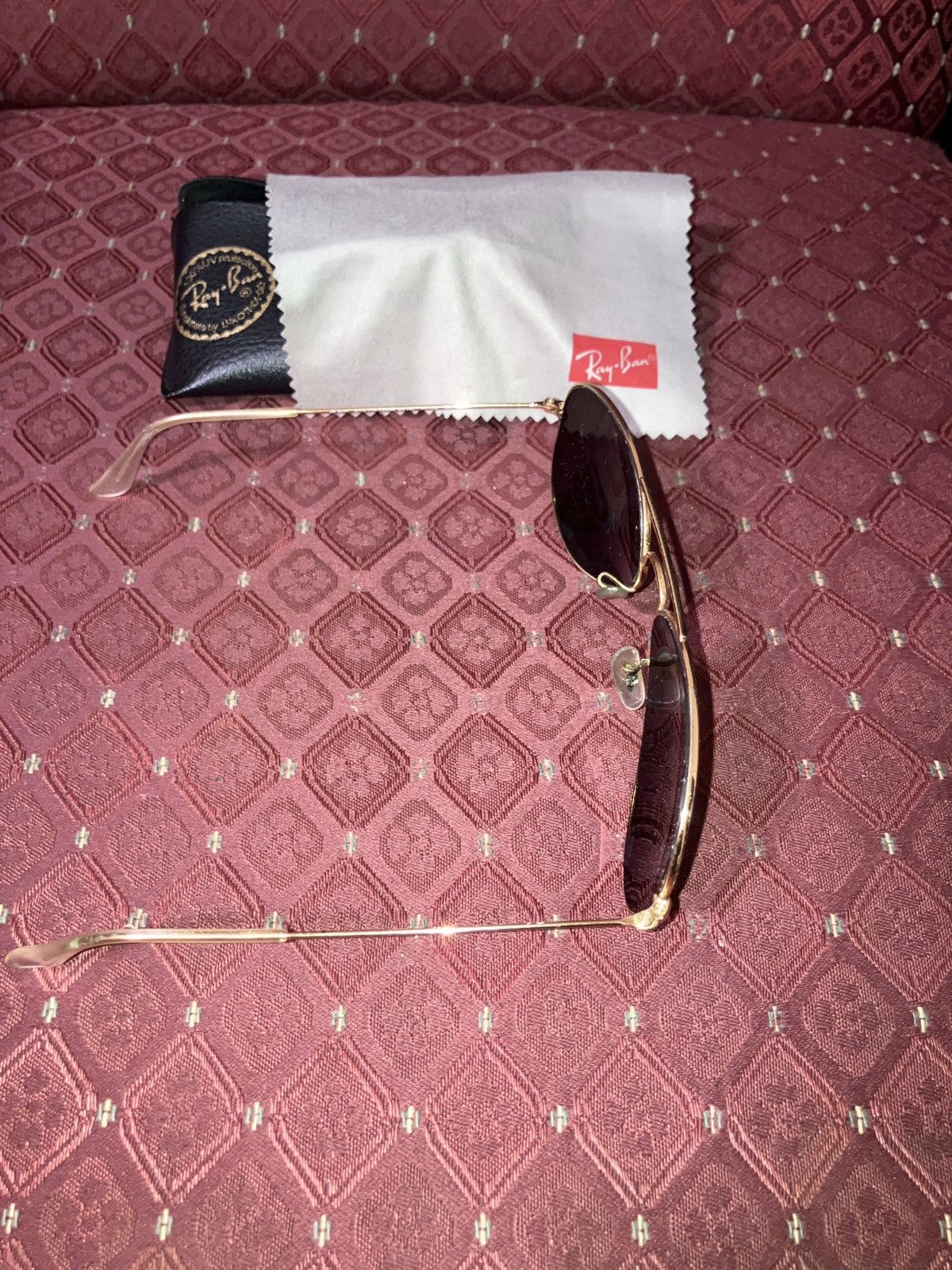 RayBan RAYBAN AVIATORS WITH CASE AND CLOTH Size ONE SIZE - 12 Thumbnail