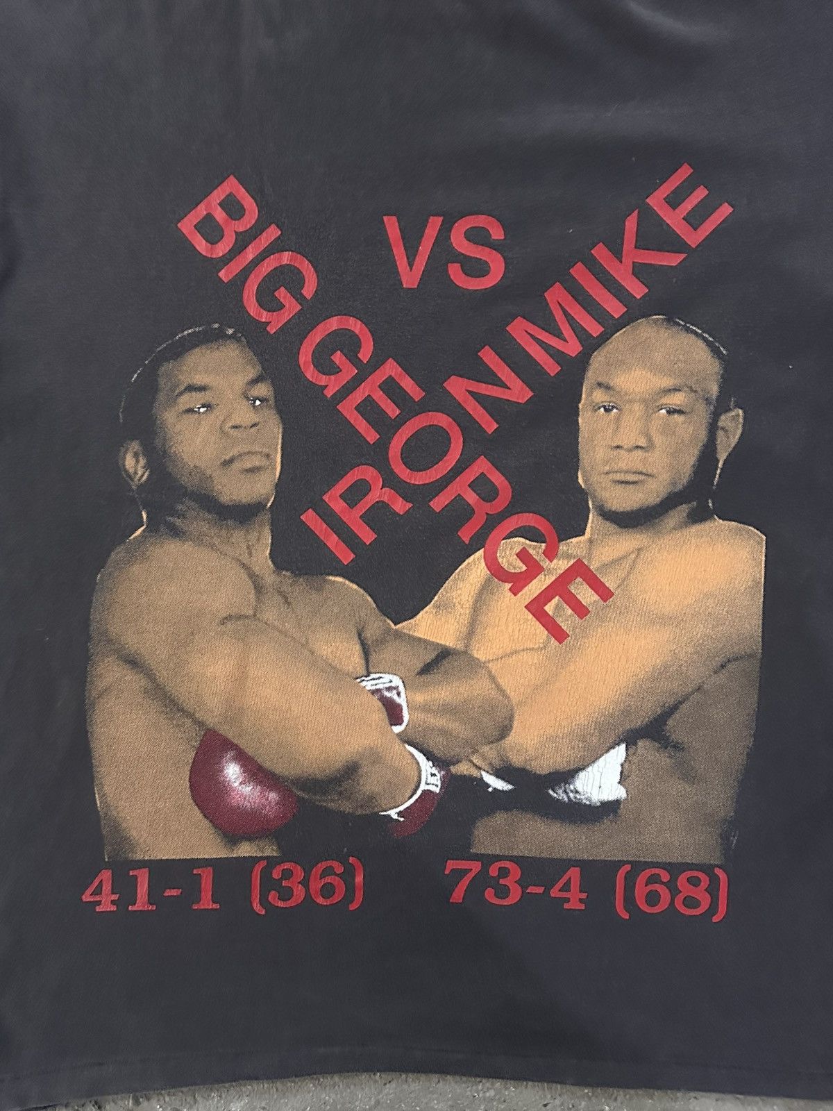 Rap Tees Vintage Mike Tyson vs. George Foreman Size US M / EU 48-50 / 2 - 5 Thumbnail