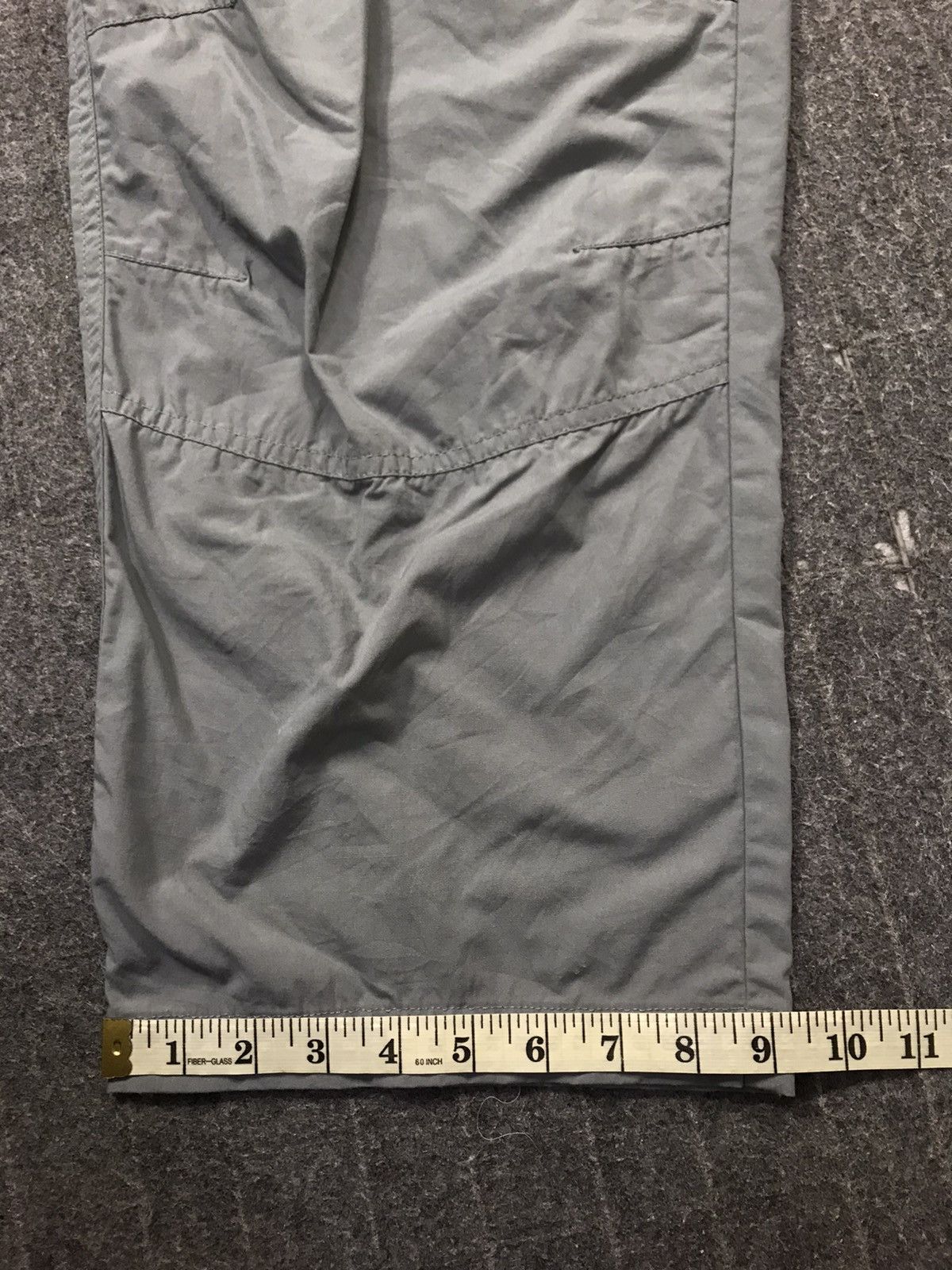 Montbell Mont Bell Outdoor Grey Thin Slack Pant Trouser Double Knee Size US 31 - 13 Thumbnail
