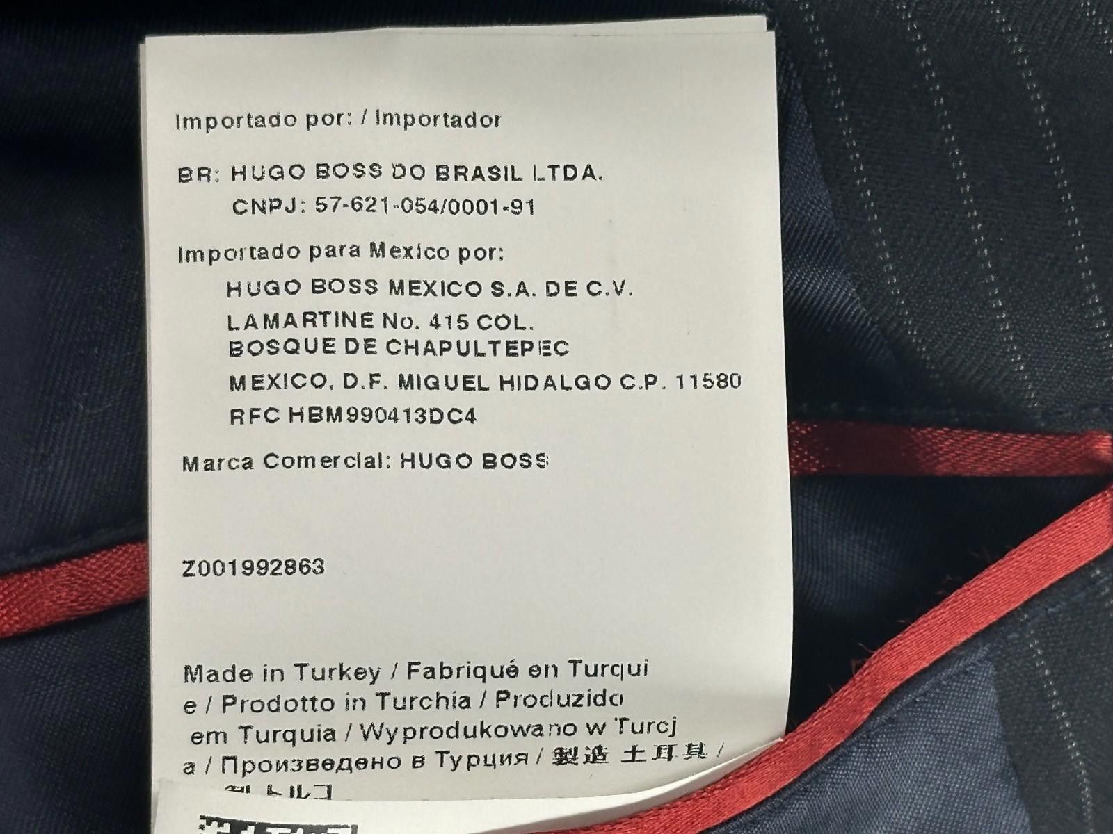 Hugo Boss Hugo Boss Men's 40S Black 100% Virgin Wool Suit Jacket Size 40S - 9 Thumbnail