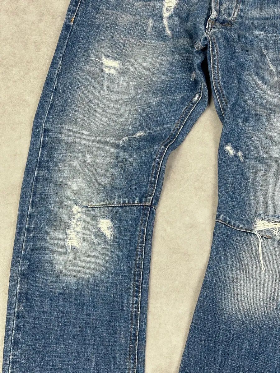 Pierre Balmain SS2012 Pierre Balmain Light Blue Denim Distressed Jeans Size US 31 - 10 Thumbnail
