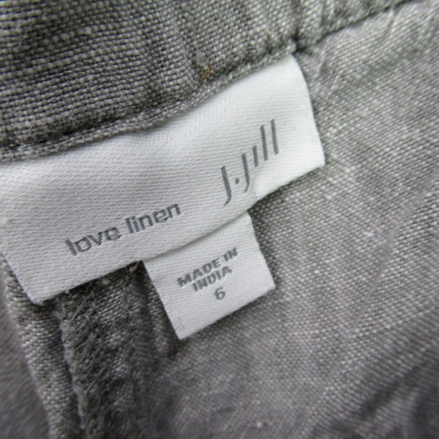 J. Jill J Jill Shorts 6 Gray Chino Lightweight Outdoors Pockets Casual Womens Size 28" / US 6 / IT 42 - 3 Thumbnail