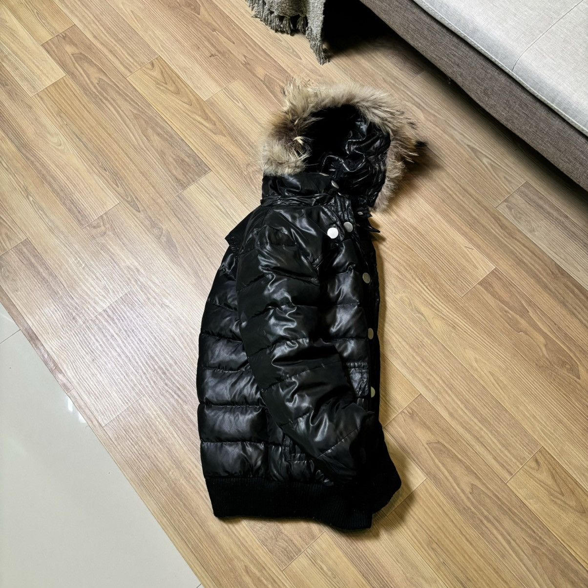 Hysteric Glamour × If Six Was Nine × Le Grande Bleu (L.G.B.) Back Number Fur jacket down puffer IfSixWasNine LGB Style Size M / US 6-8 / IT 42-44 - 5 Thumbnail