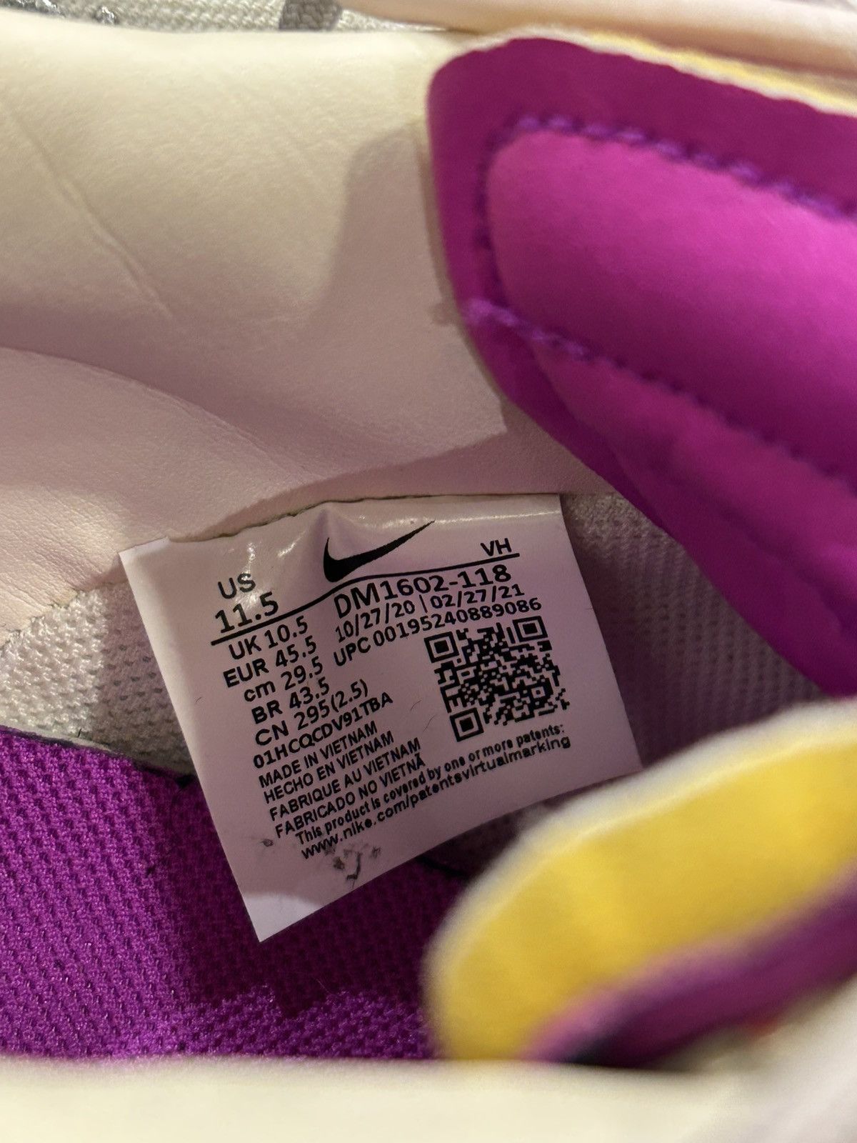 Nike × Off-White Nike Dunk Low x Off White Lot 3 Size US 11.5 / EU 44-45 - 8 Thumbnail