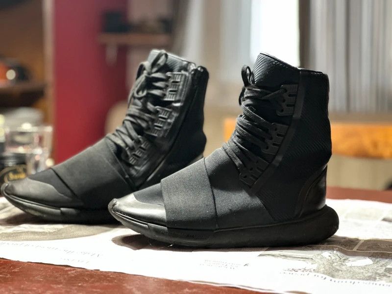 Y-3 Y-3 Qasa High top Boot triple black Size US 8.5 / EU 41-42 - 8 Thumbnail