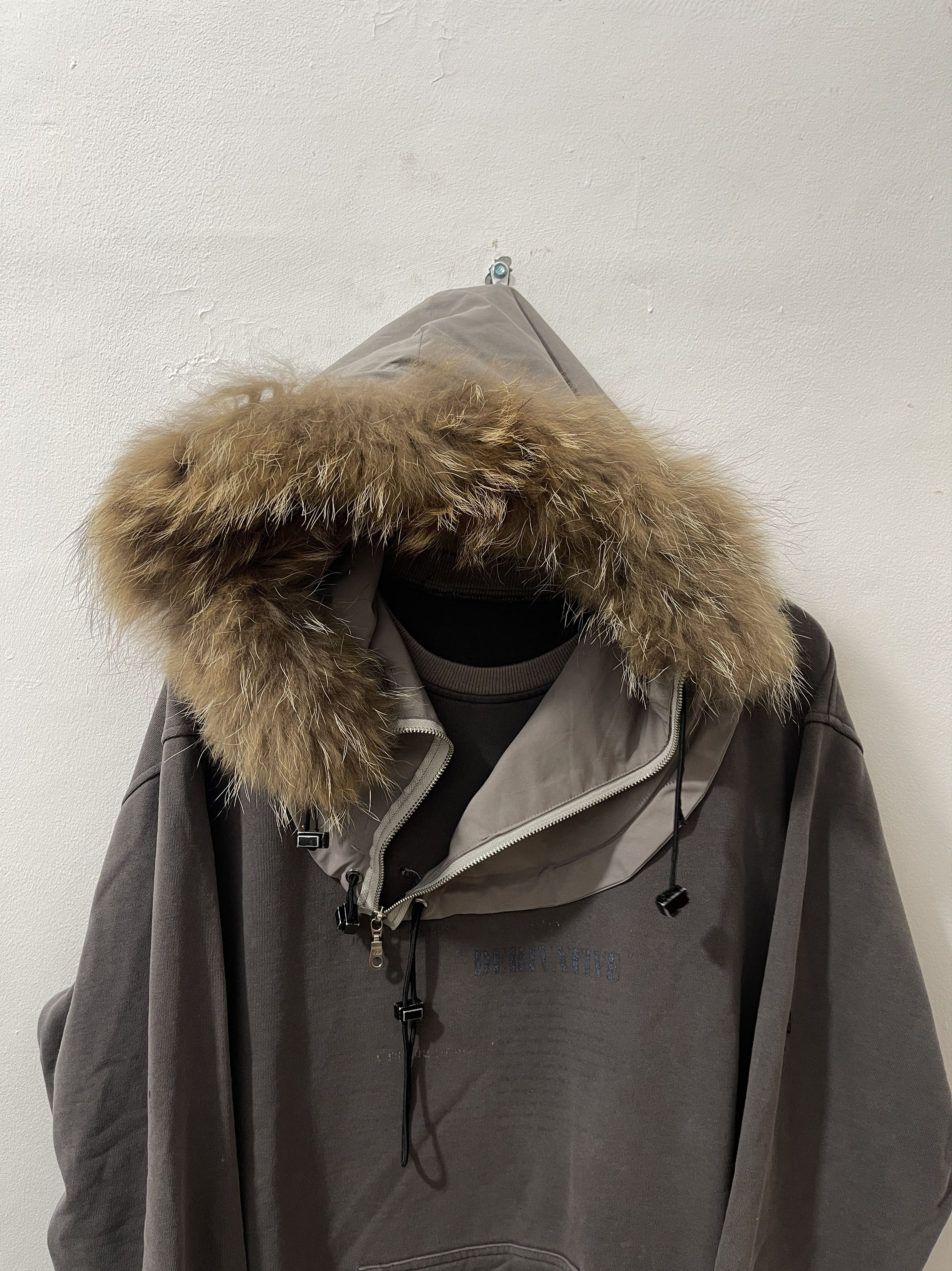 Japanese Brand 2000s Derivative Japan Archive Designer Fur Vkei Hoodie Size US XL / EU 56 / 4 - 7 Thumbnail